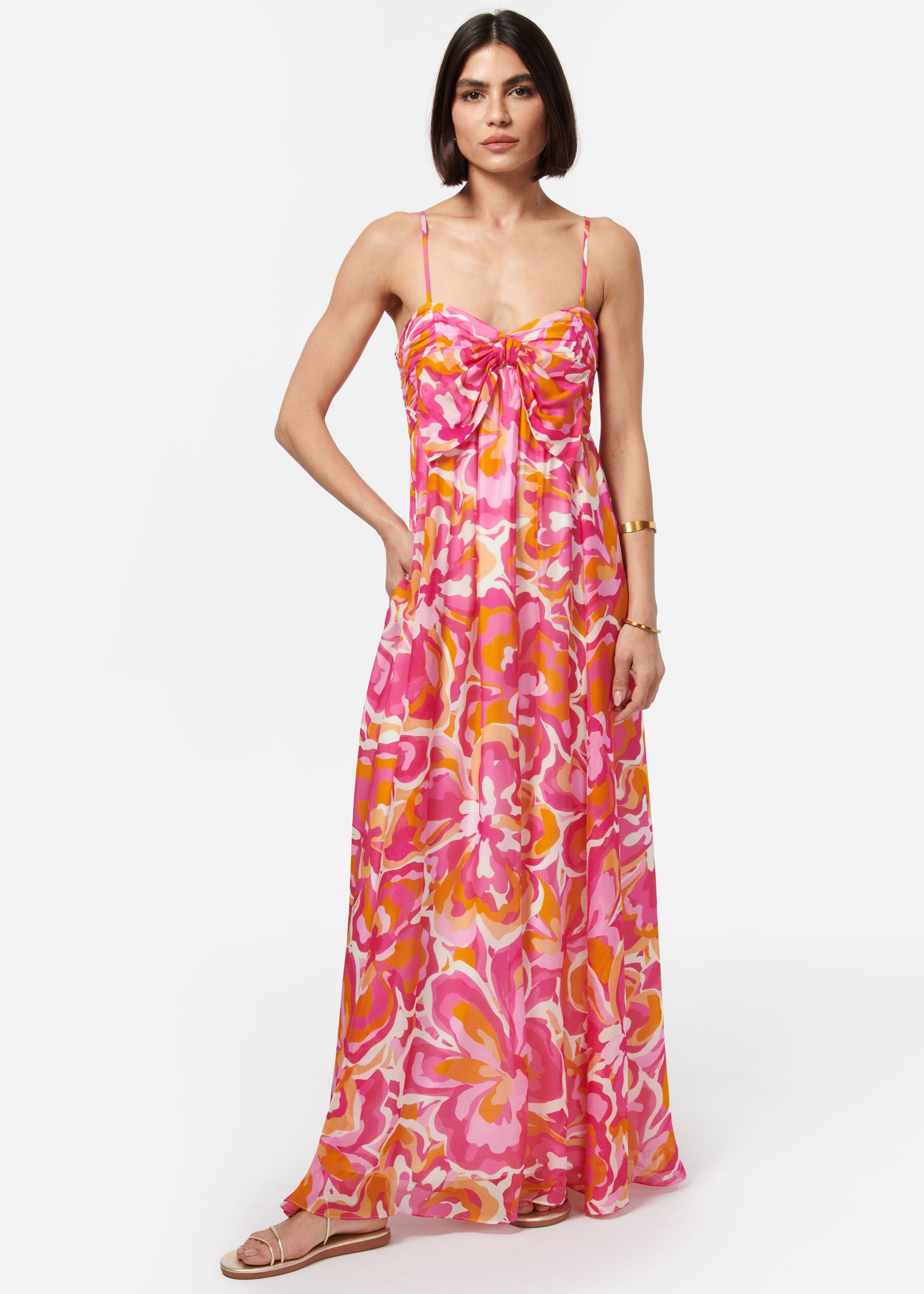 Loa Dress Retro Floral sold by Cami NYC