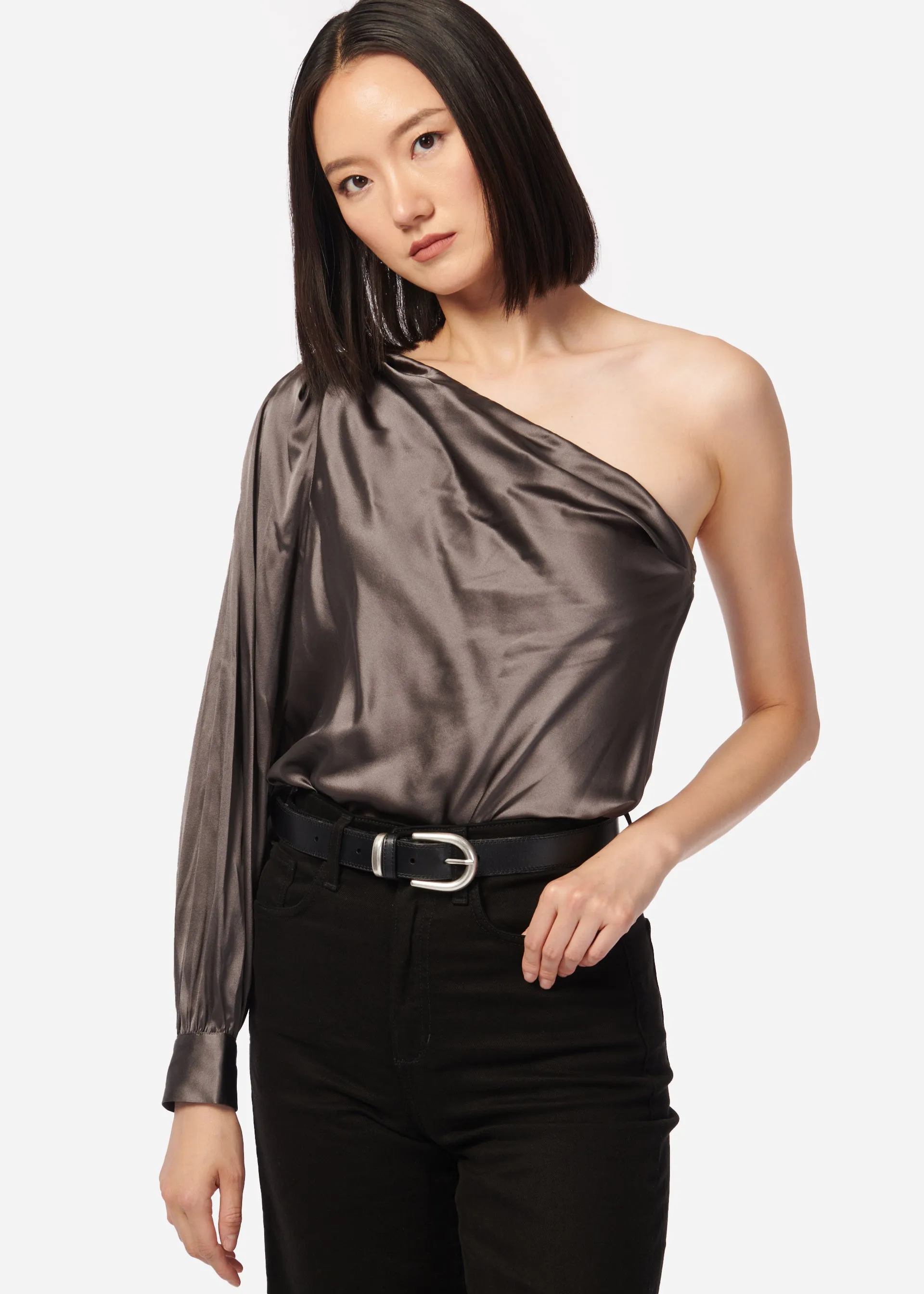 Violette Bodysuit Fog sold by CAMI