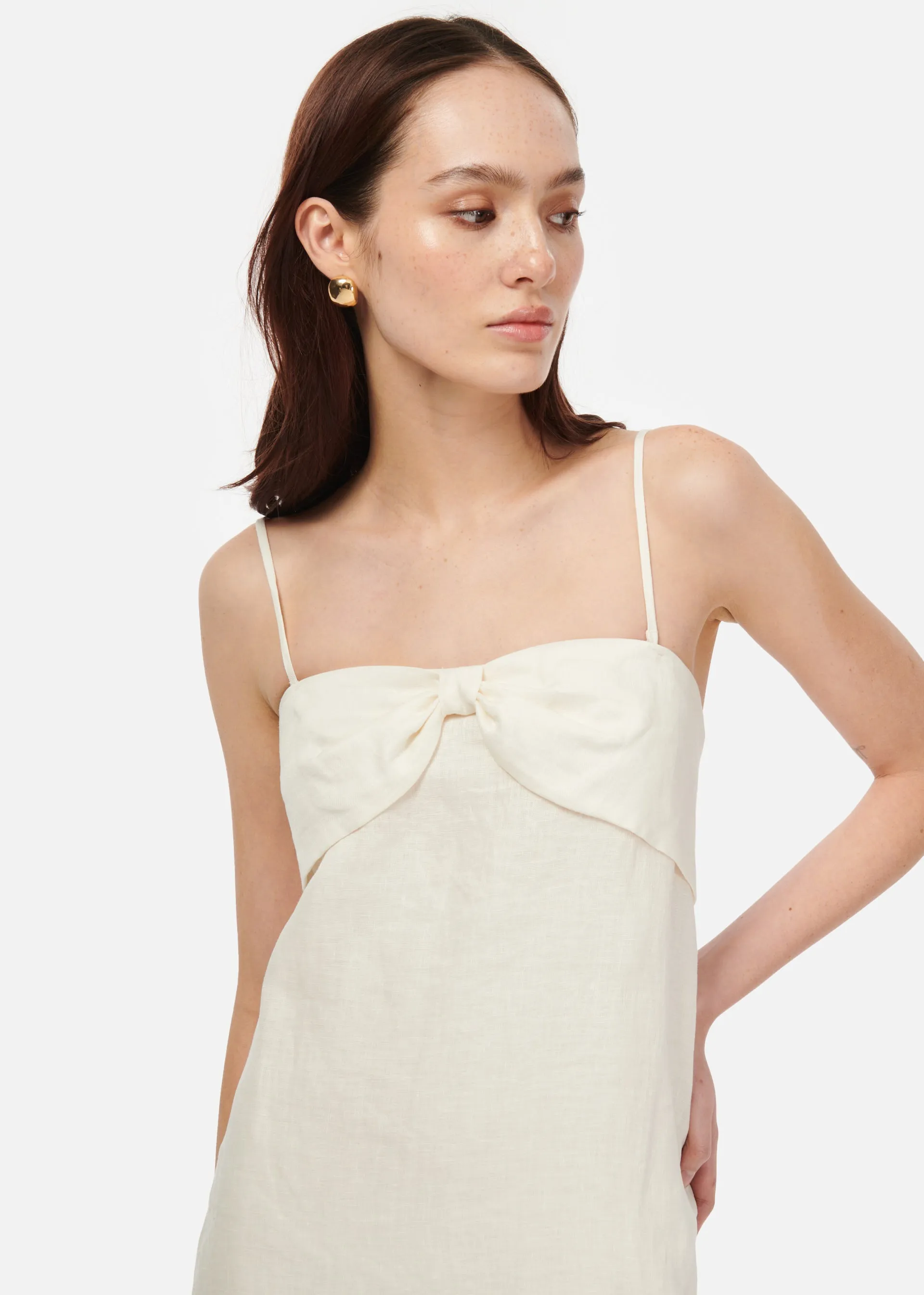 Tilney Linen Dress Ceramic sold by Cami NYC product image thumbnail 2
