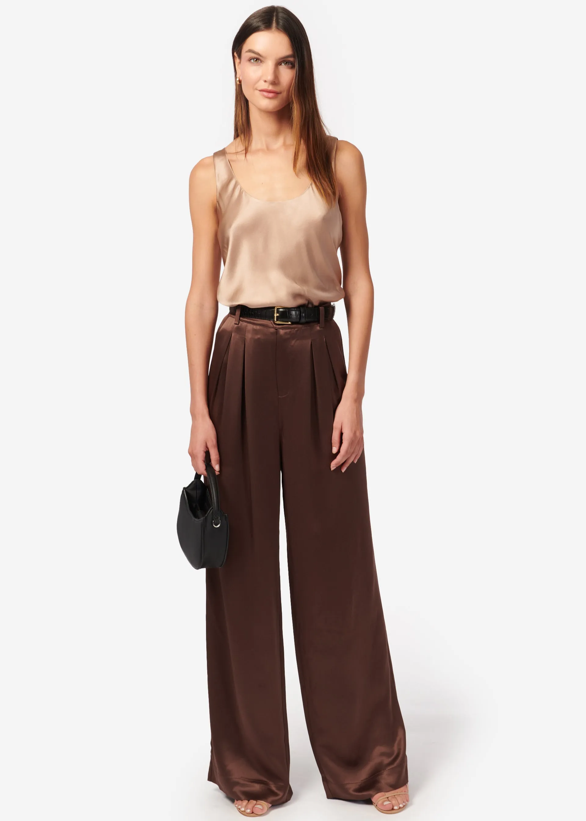Andressa Camisole Latte sold by Cami NYC product image thumbnail 2