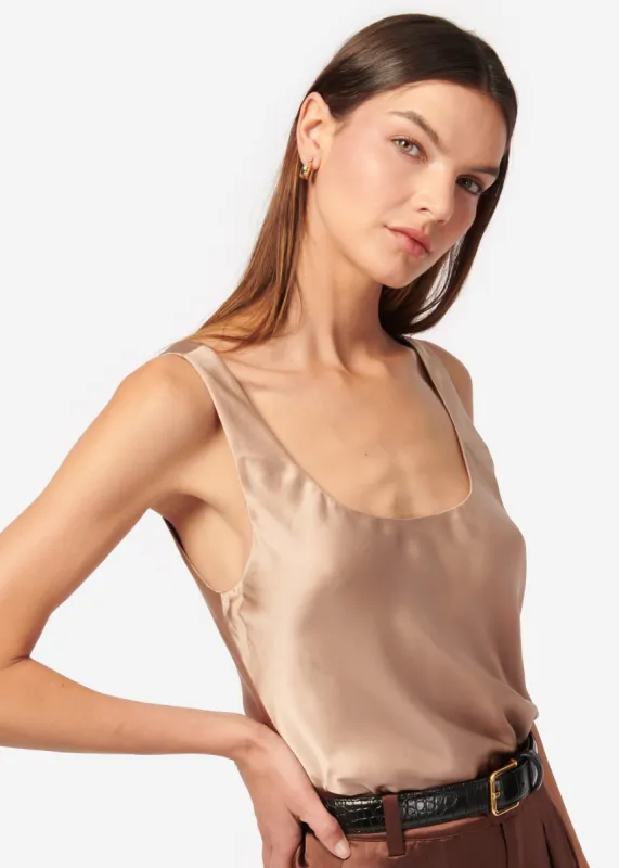 Andressa Camisole Latte sold by Cami NYC