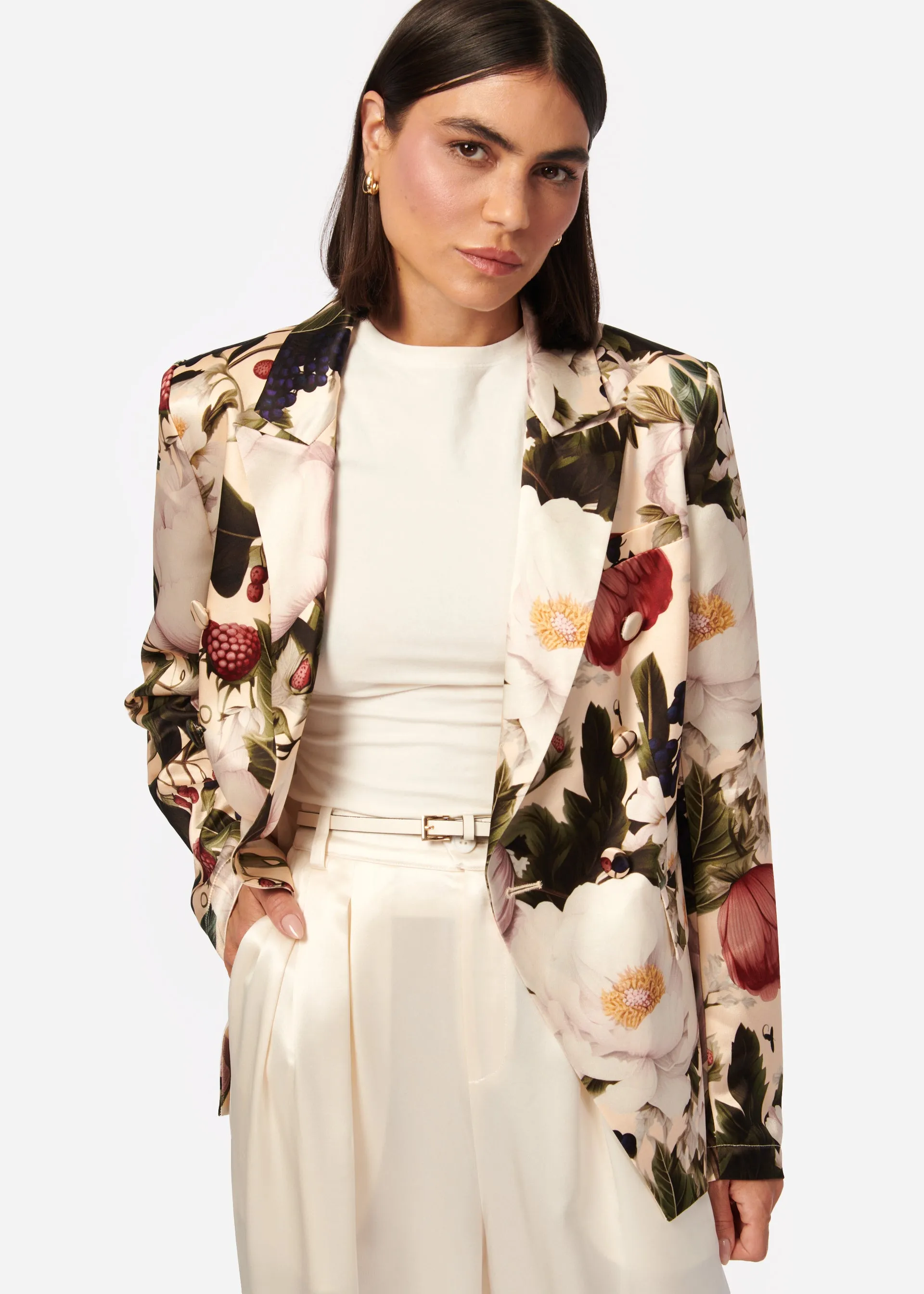 Zana Double Breasted Blazer English Garden sold by Cami NYC product image thumbnail 3