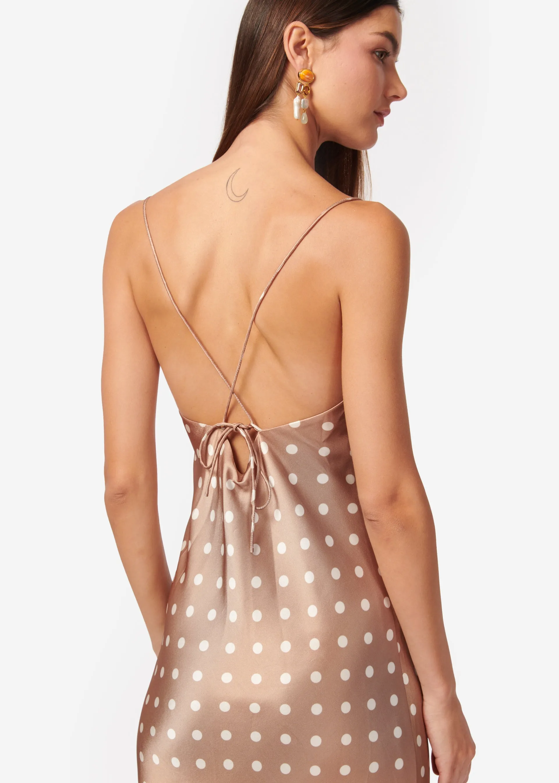 Myla Dress Macadamia Dot sold by Cami NYC product image thumbnail 4