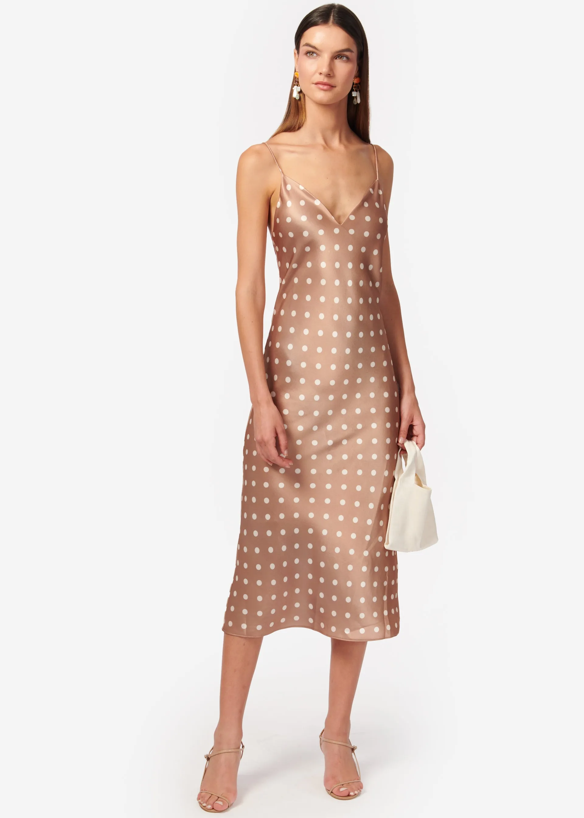 Myla Dress Macadamia Dot sold by Cami NYC product image thumbnail 3