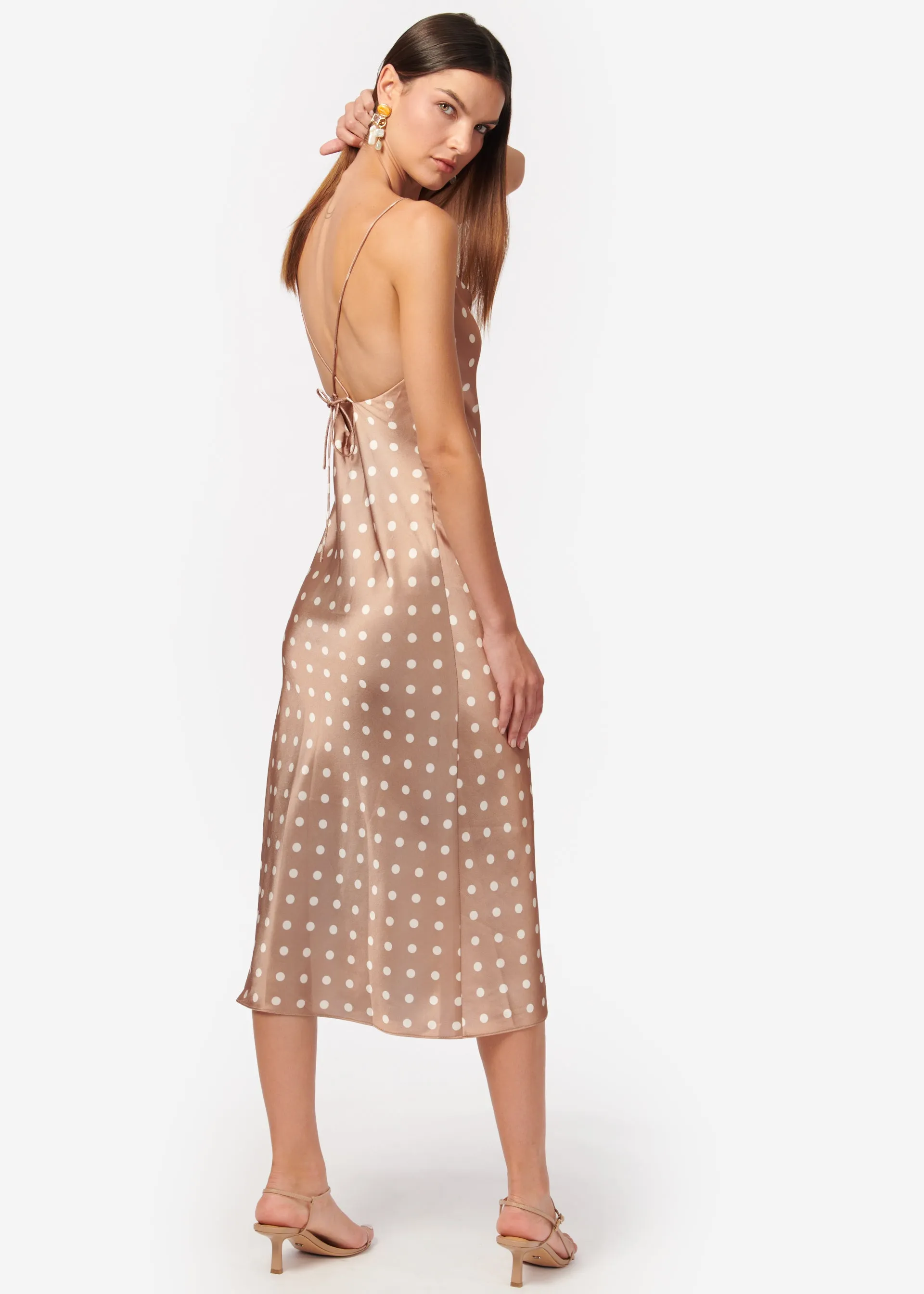 Myla Dress Macadamia Dot sold by Cami NYC product image thumbnail 2