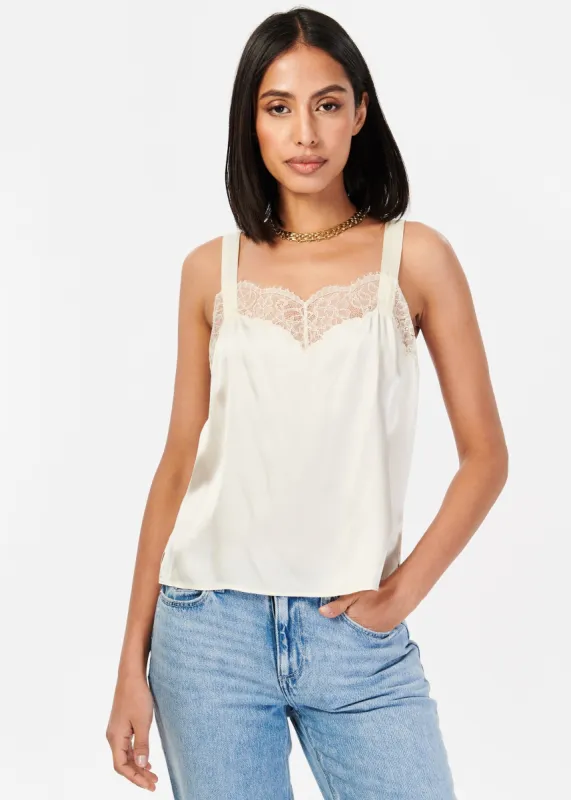 Seraphina Camisole Macadamia sold by Cami NYC