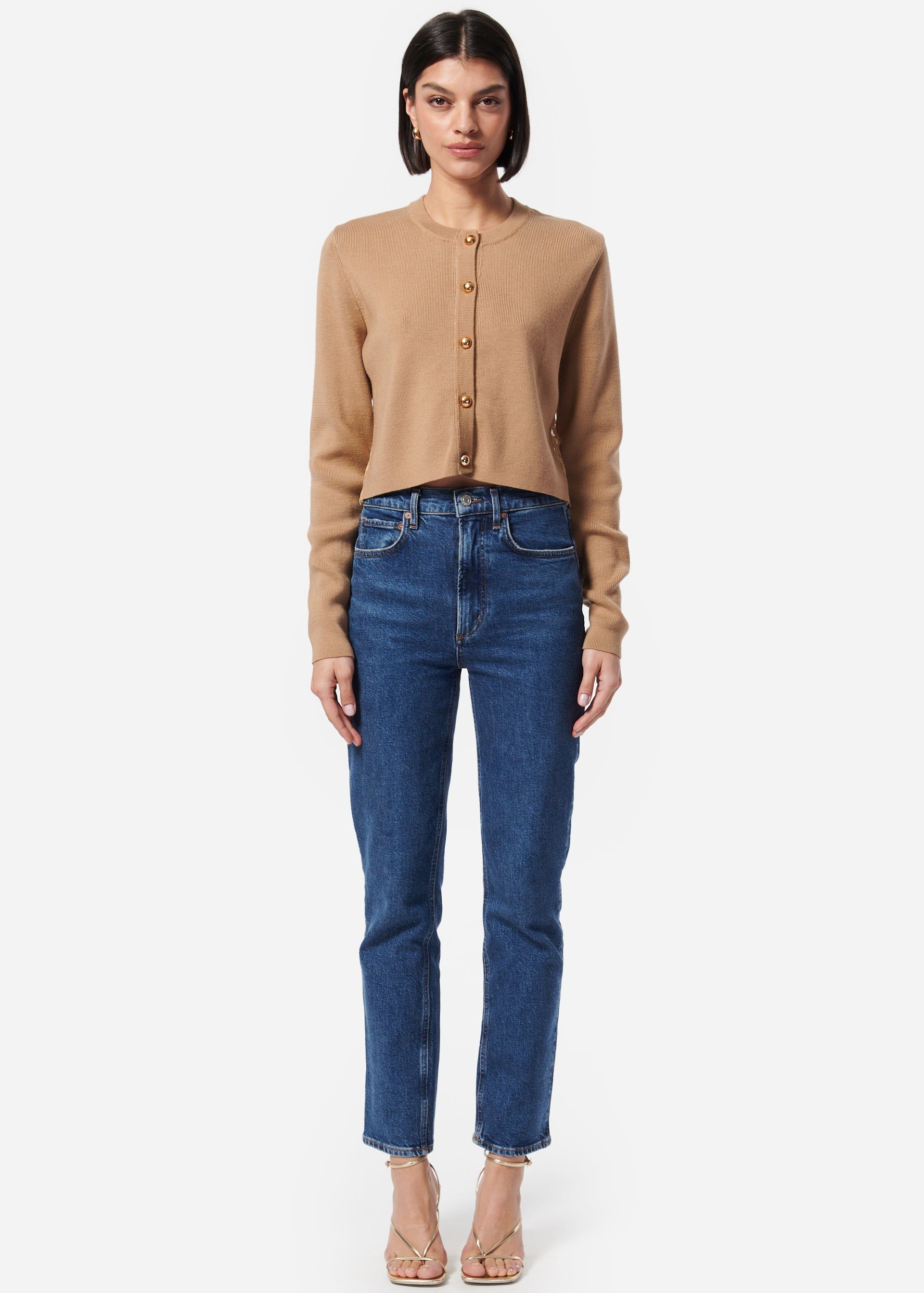 Aurla Cardigan Caramel sold by Cami NYC product image thumbnail 2