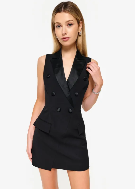 Lainey Dress Black made by Cami NYC