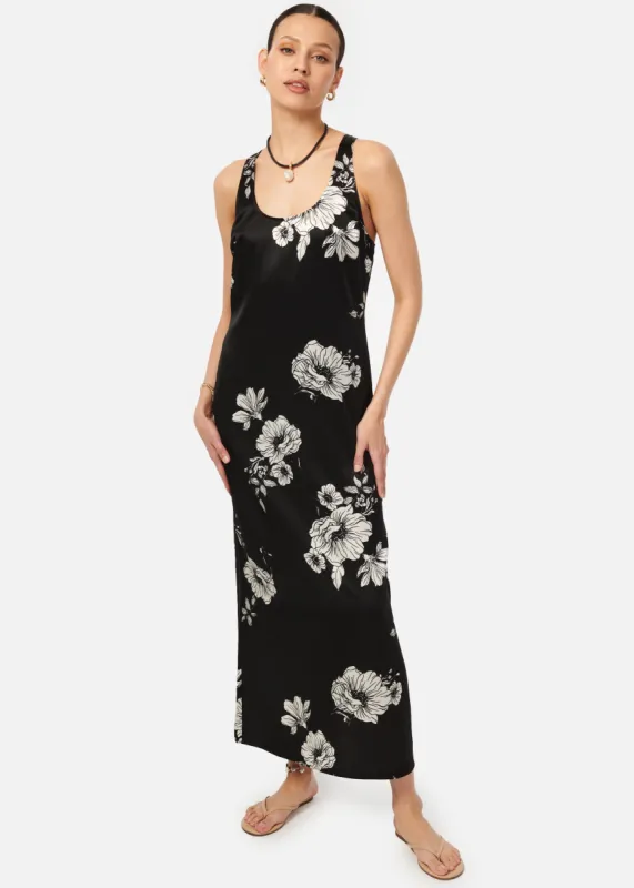 Hansen Dress Black Botanical sold by Cami NYC
