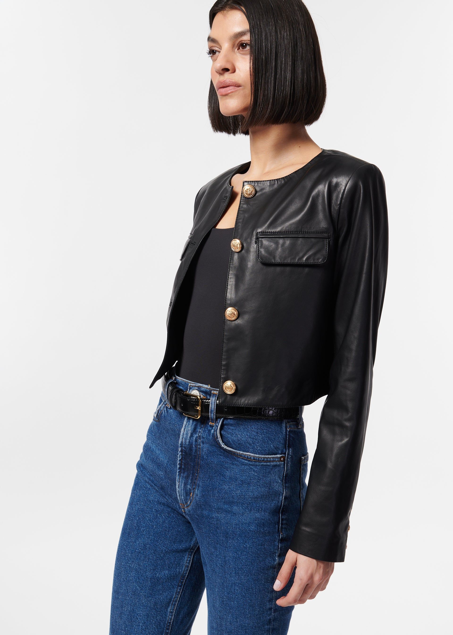 Ludmilla Jacket Black sold by Cami NYC product image thumbnail 3
