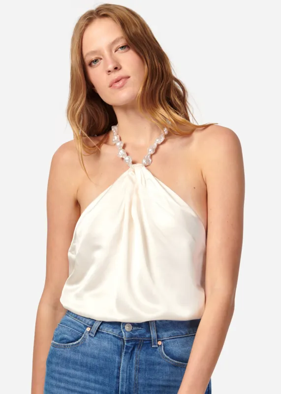 Elody Camisole Macadamia sold by Cami NYC