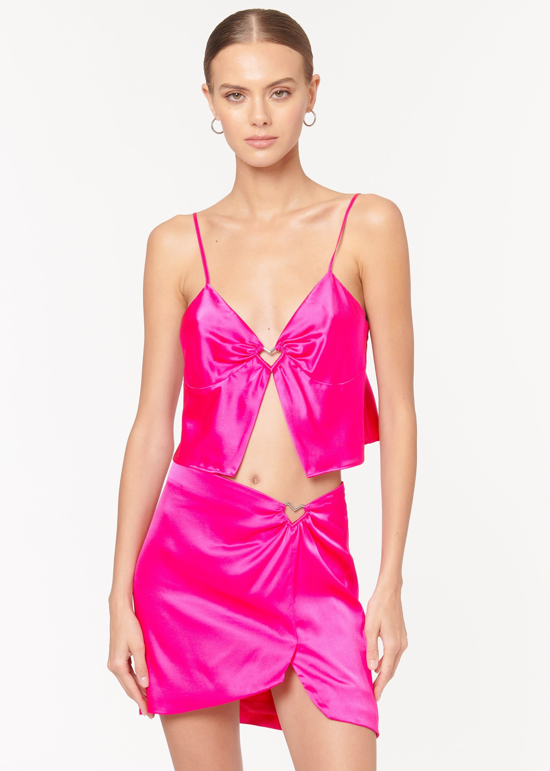Yelena Cami Neon Pink sold by Cami NYC