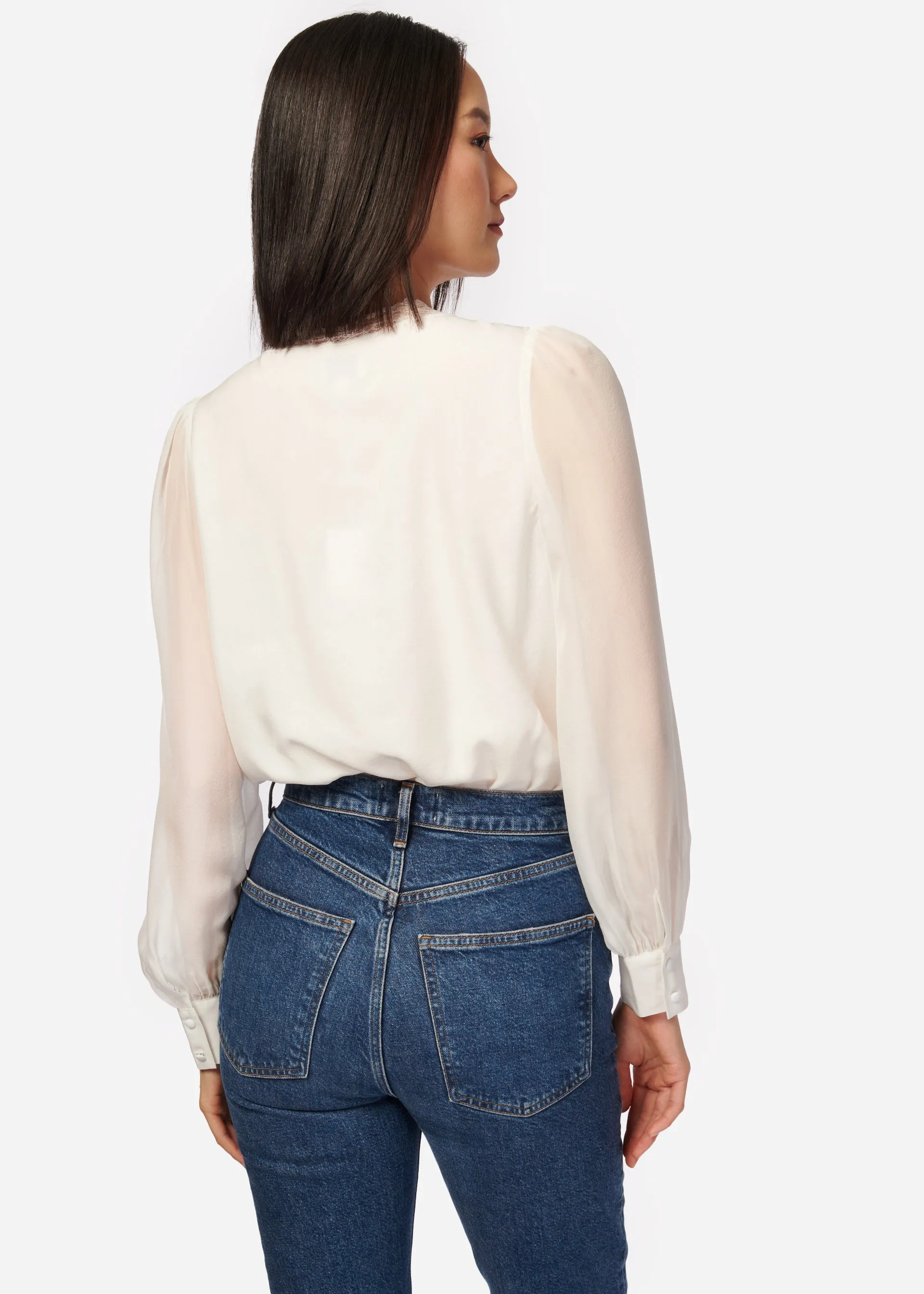 Harmonia Bodysuit White sold by Cami NYC product image thumbnail 4