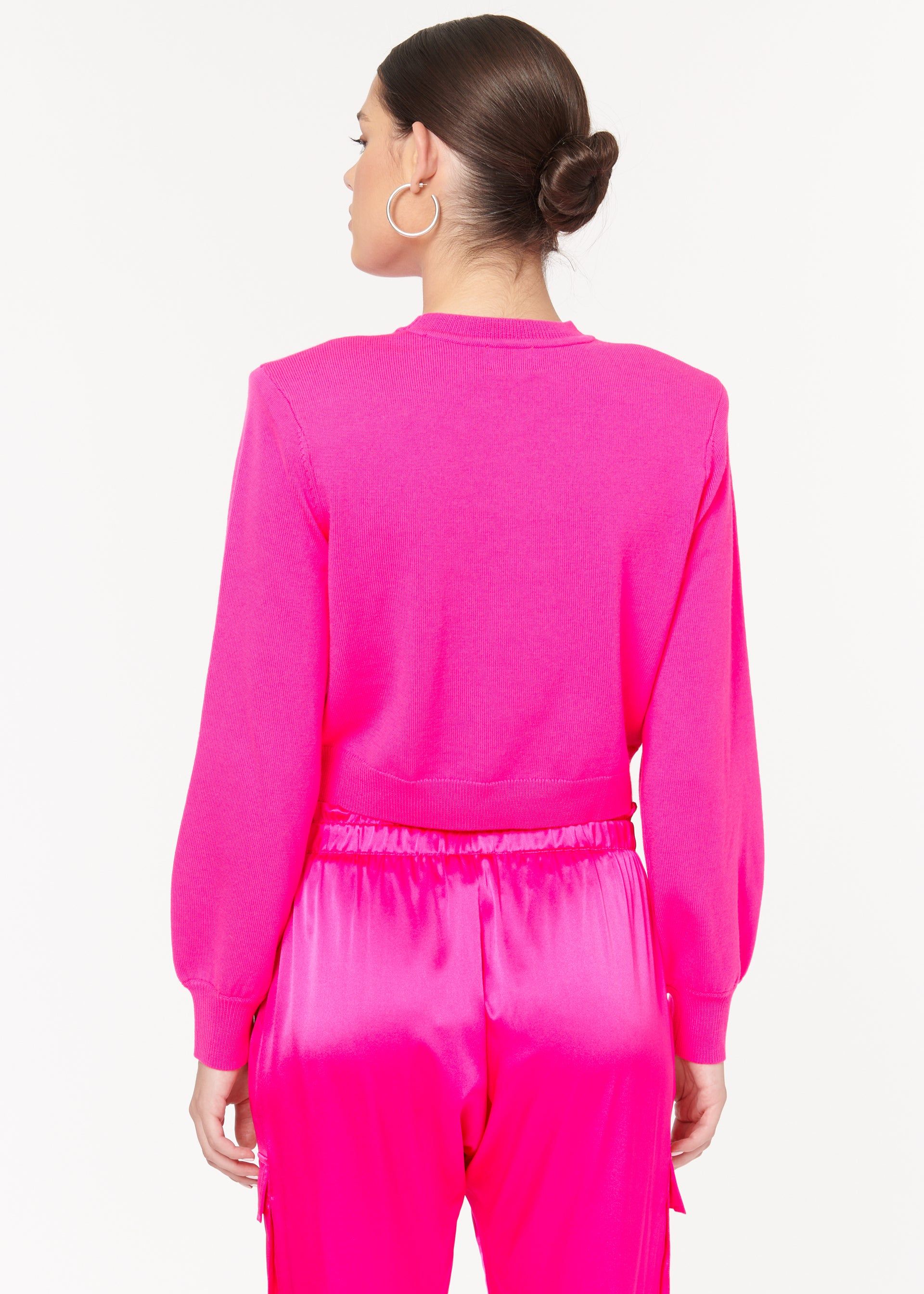 Val Sweater Neon Pink sold by Cami NYC product image thumbnail 3