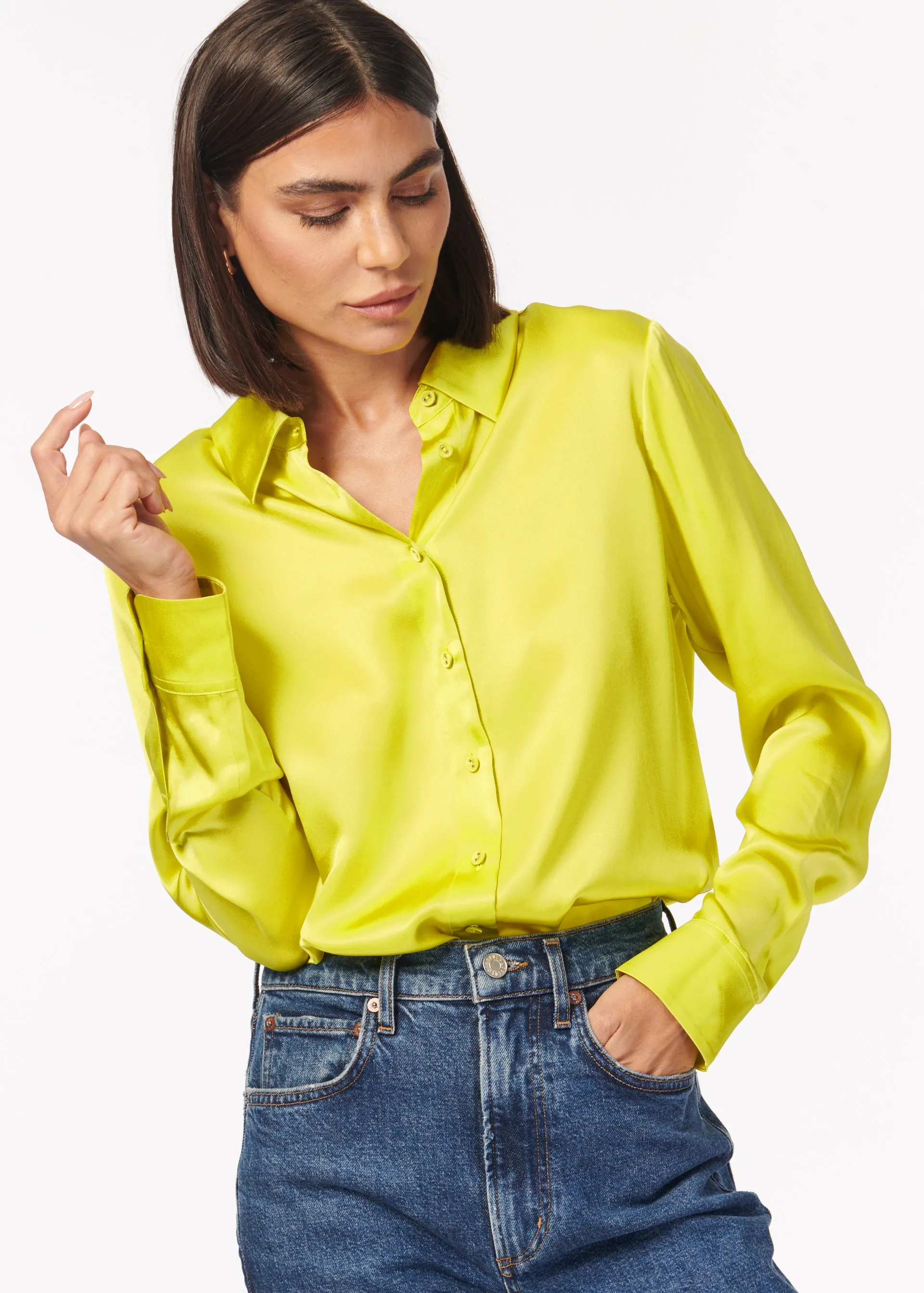 Crosby Blouse Zest sold by Cami NYC product image thumbnail 2