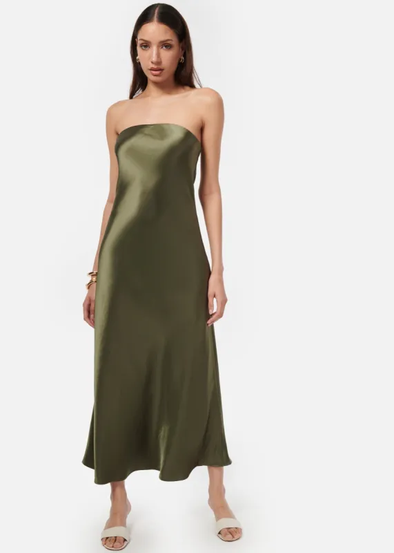 Noelle Dress Sencha sold by Cami NYC