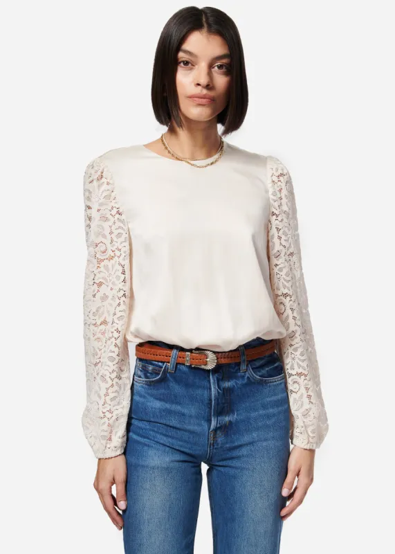 Effy Top Macadamia sold by Cami NYC