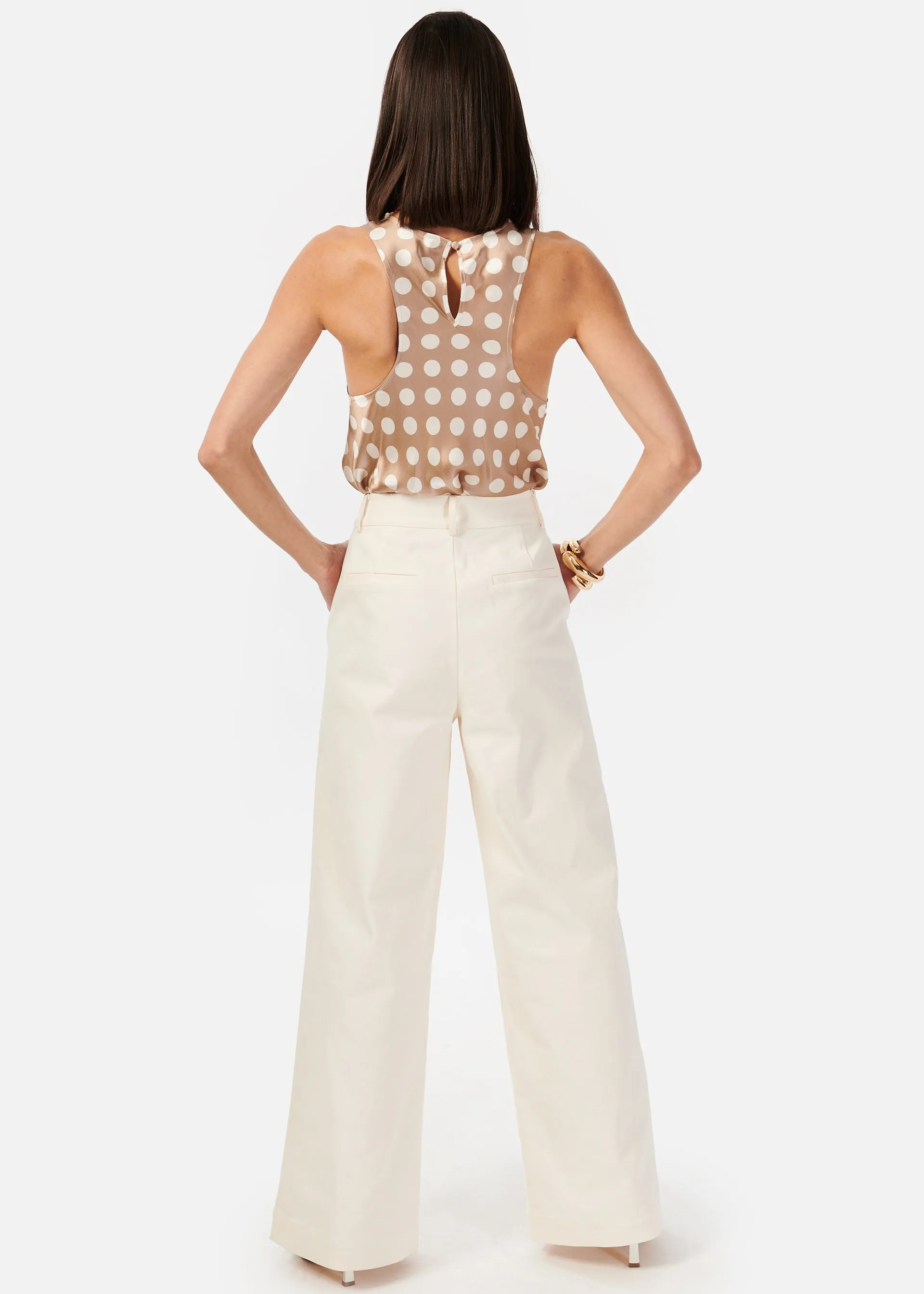 Anais Bull Denim Pant Macadamia sold by Cami NYC product image thumbnail 3