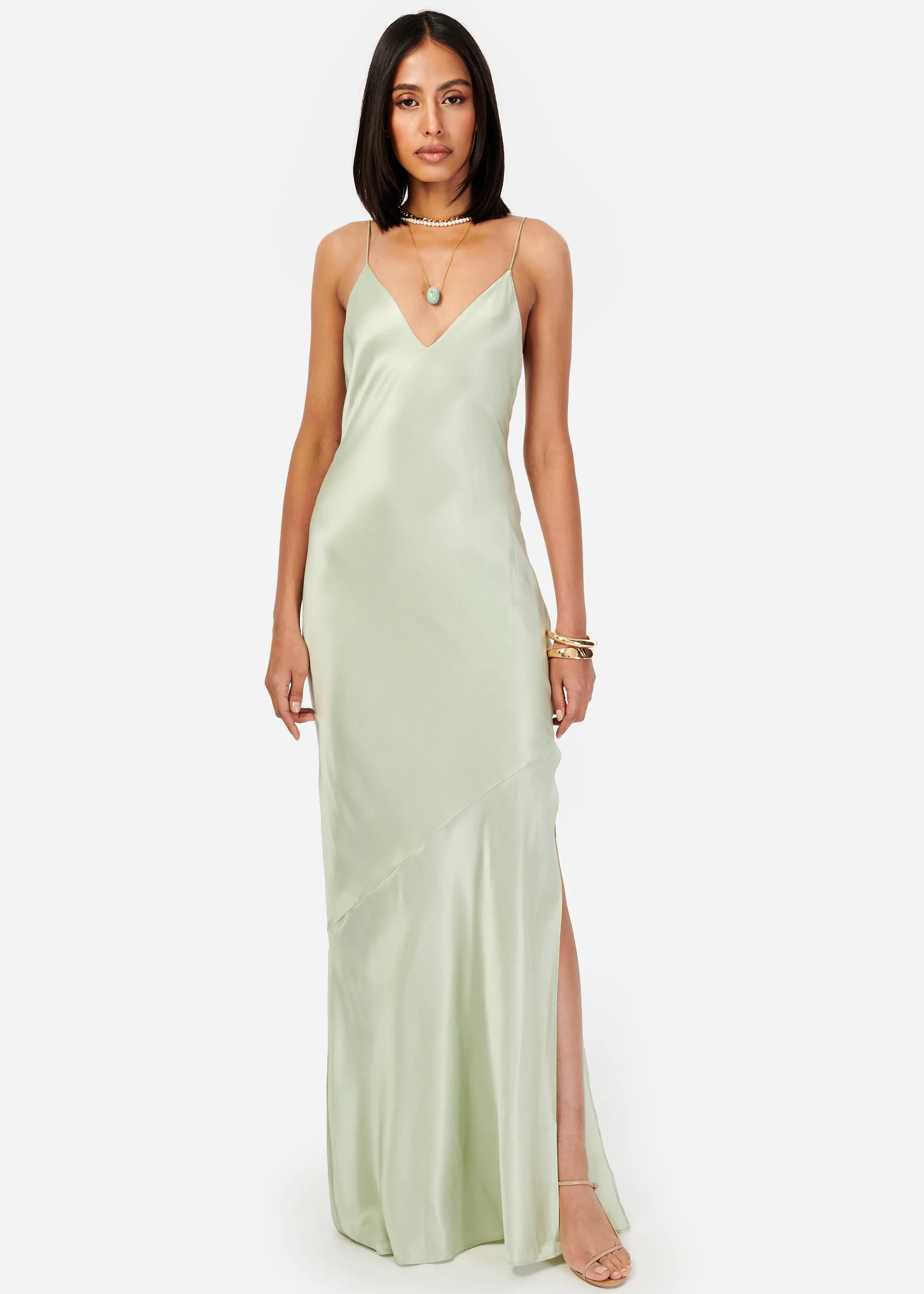 Raven Gown Sea Glass sold by Cami NYC