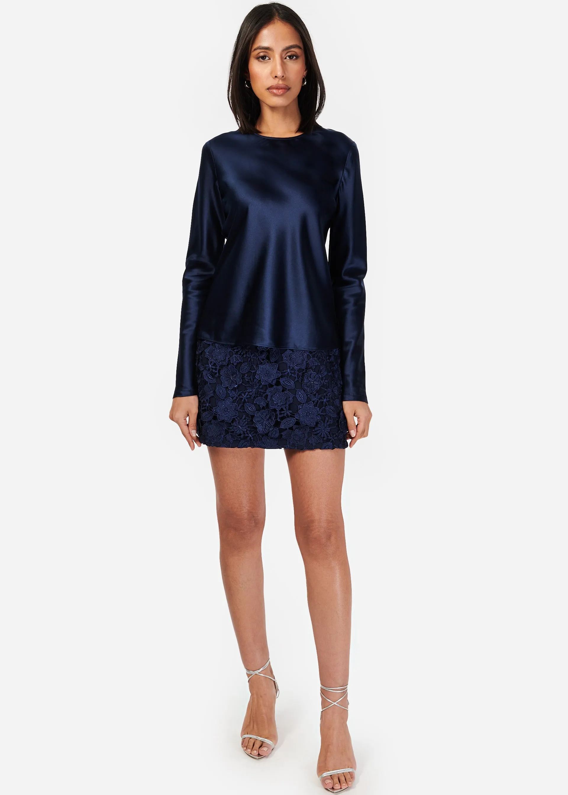 Shireen Top Navy sold by Cami NYC product image thumbnail 3