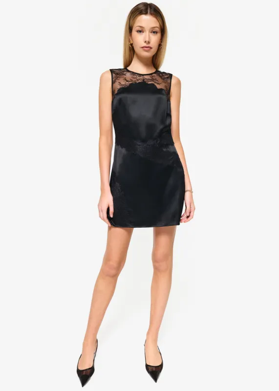 Farrah Mini Dress Black sold by Cami NYC