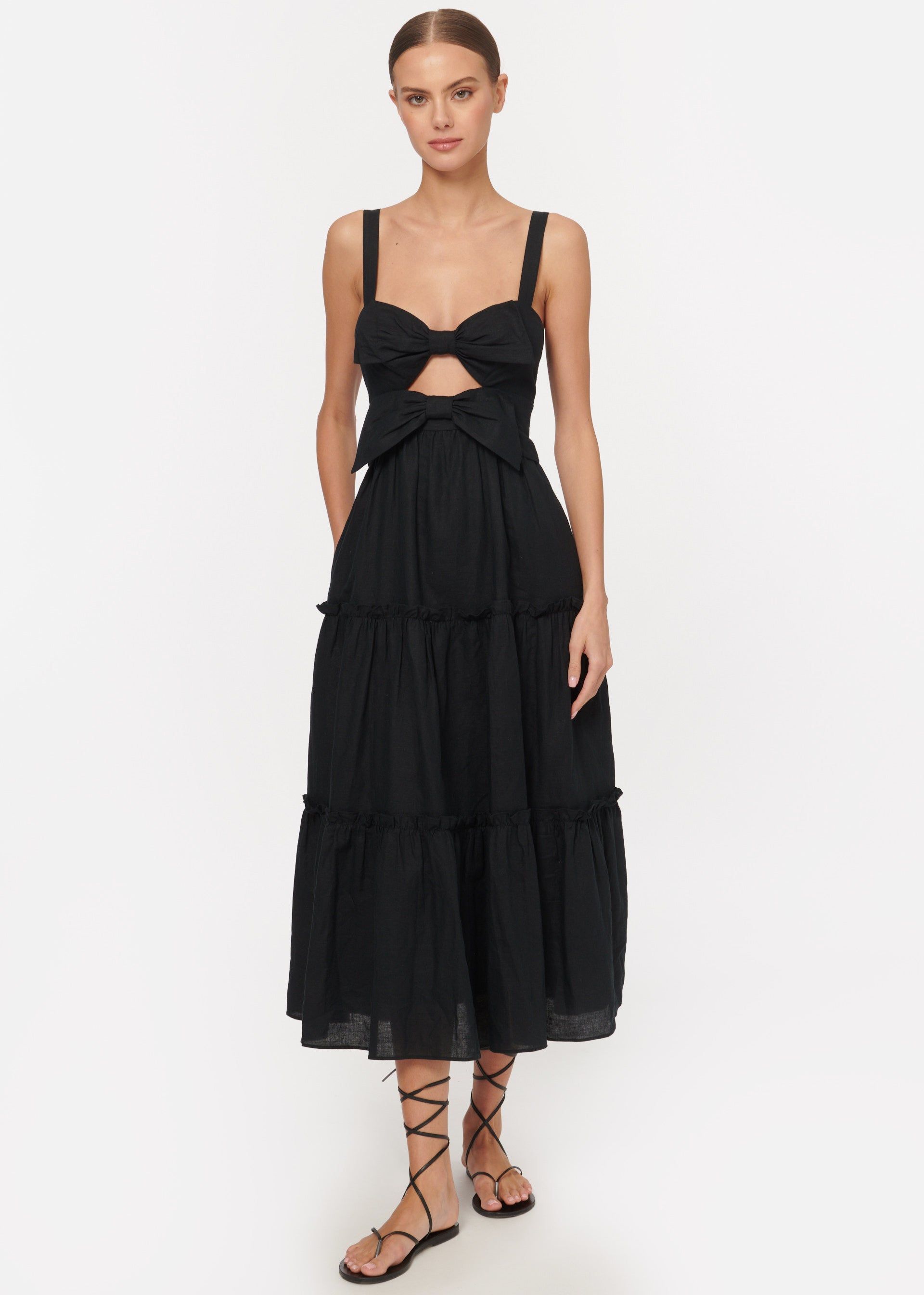 Kaylyn Dress Black sold by Cami NYC