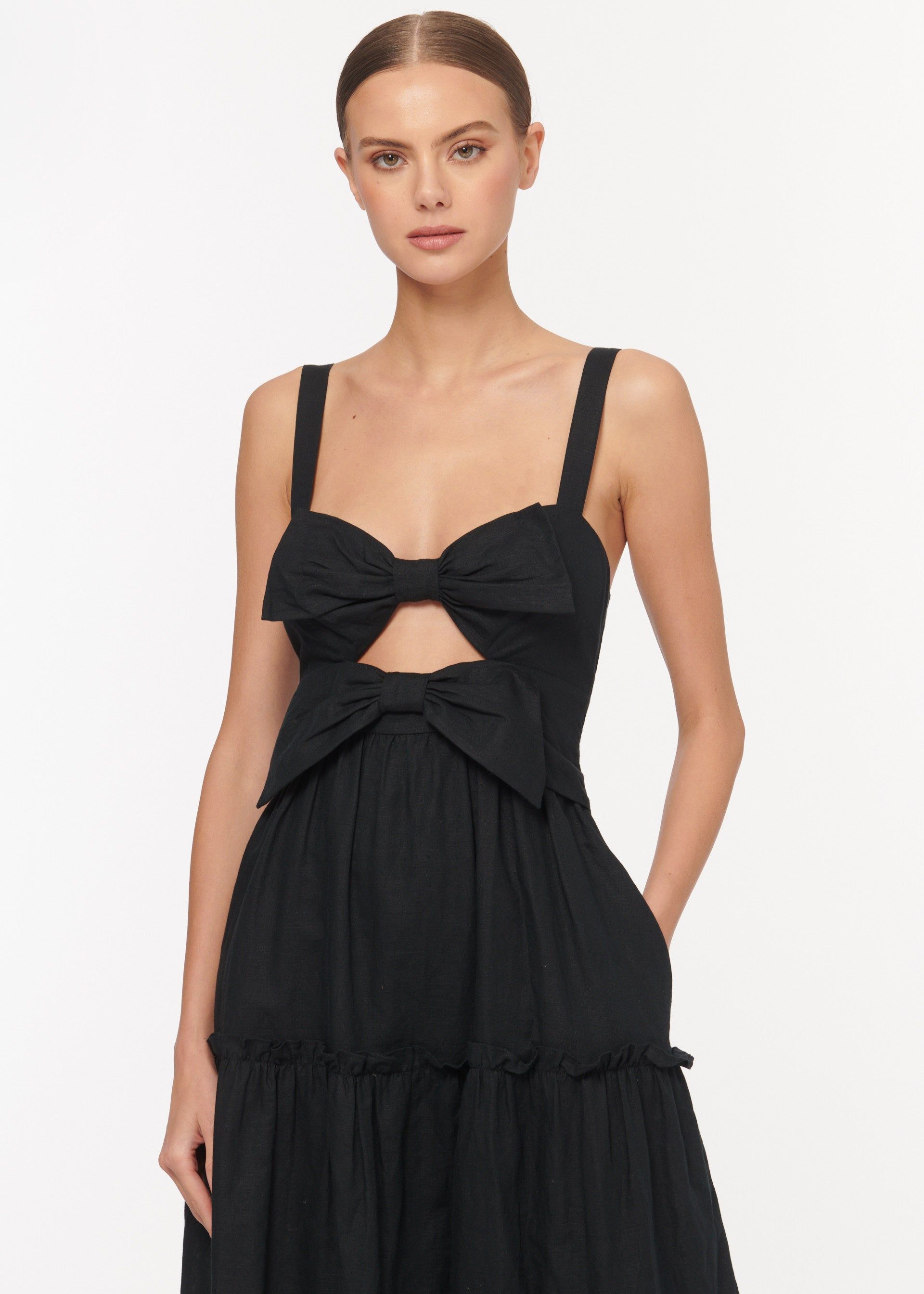 Kaylyn Dress Black sold by Cami NYC product image thumbnail 2