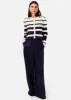Kimbra Pearl Cardigan Shadow Stripe sold by Cami NYC