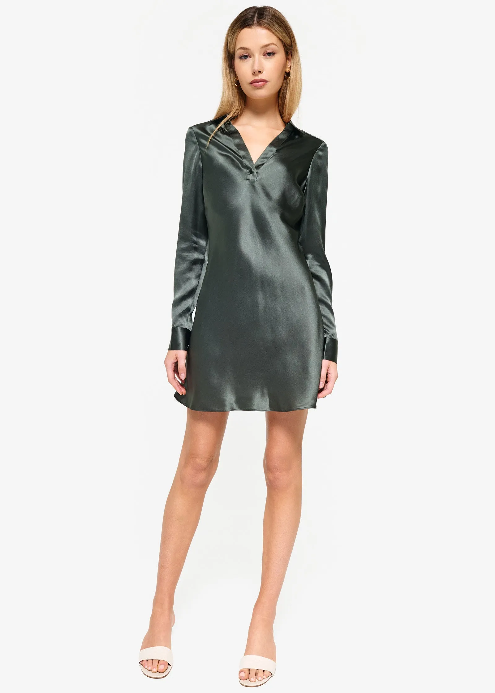 Toulouse Dress Thyme sold by Cami NYC