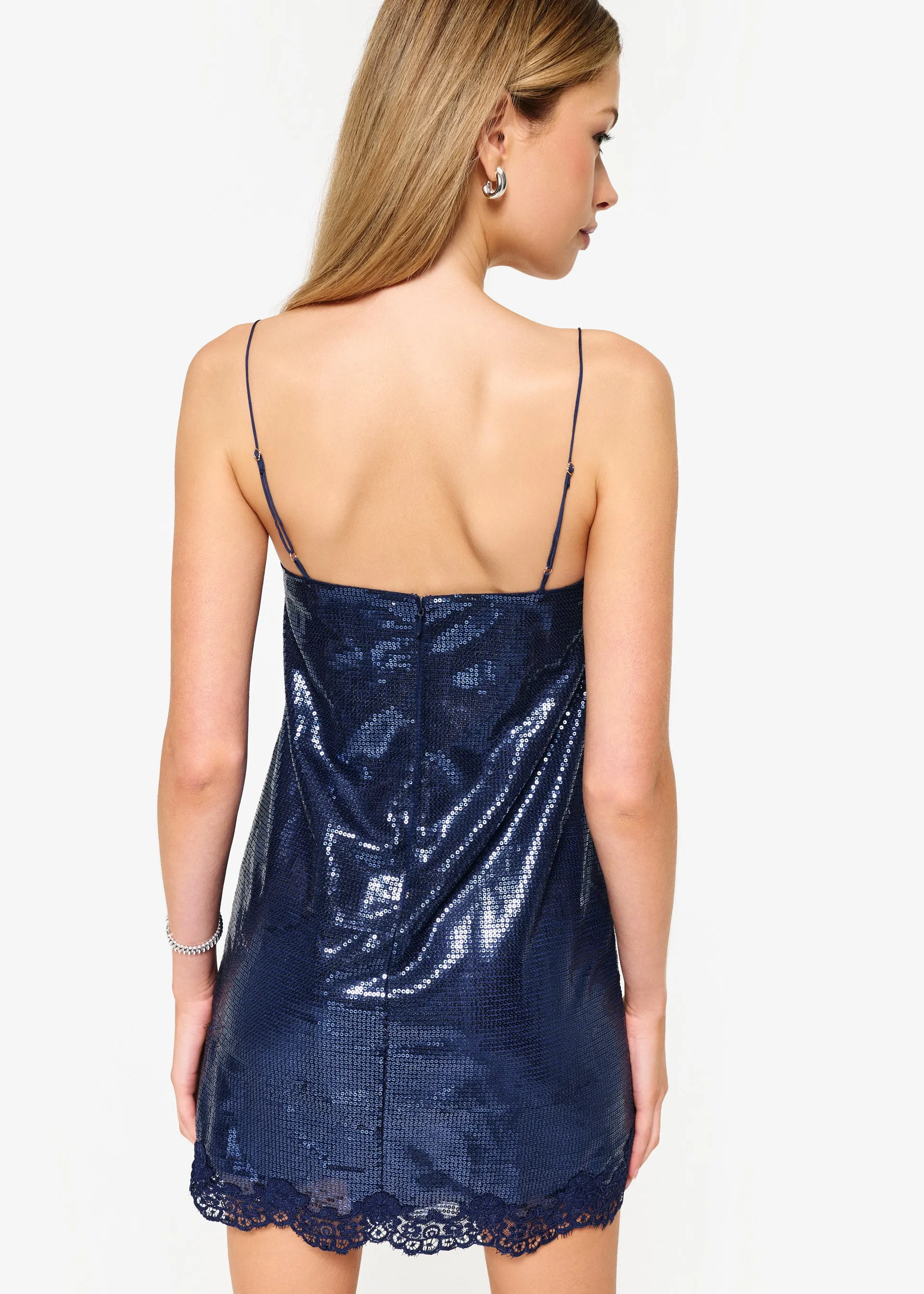 Zoya Sequin Dress Dark Mirage sold by Cami NYC product image thumbnail 4