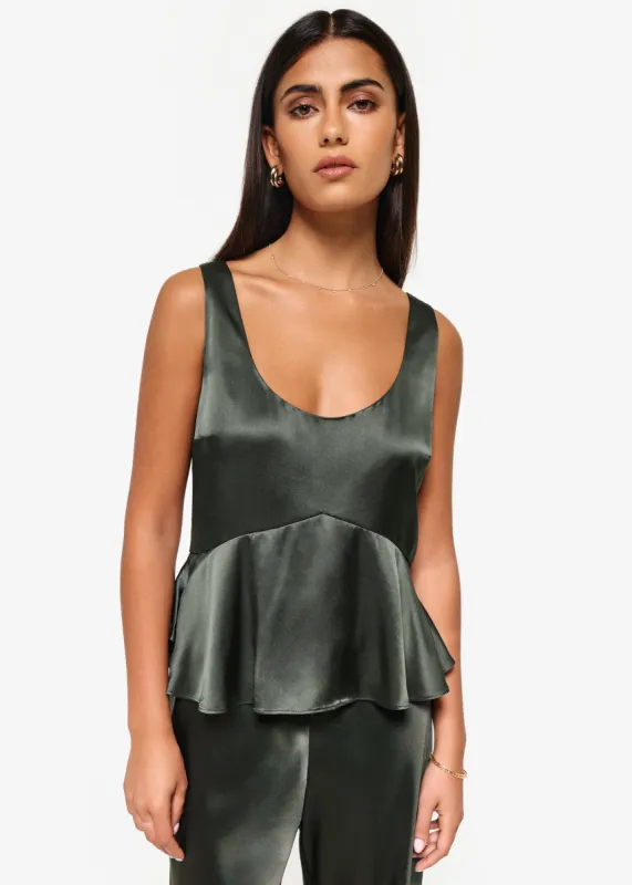 Isha Camisole Thyme sold by Cami NYC