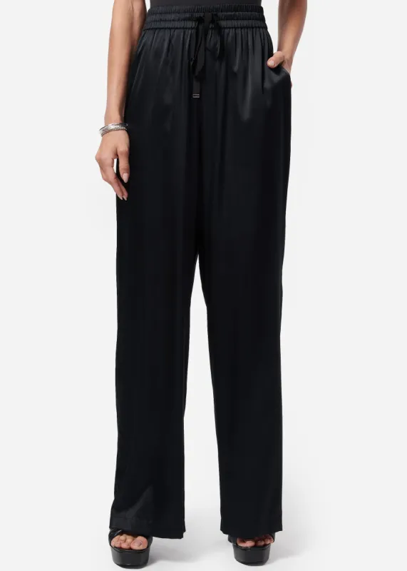 Sena Wide Leg Pant Black sold by Cami NYC