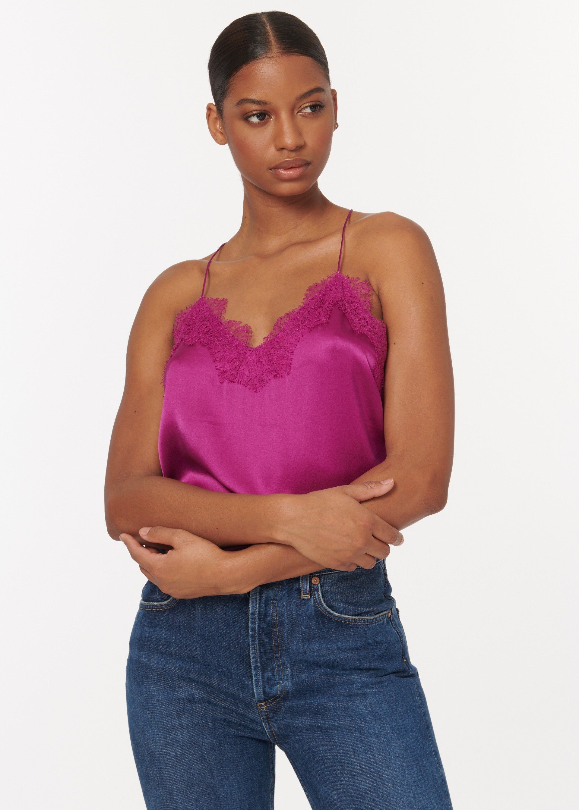 Racer Charmeuse Cami Potion sold by Cami NYC product image thumbnail 2