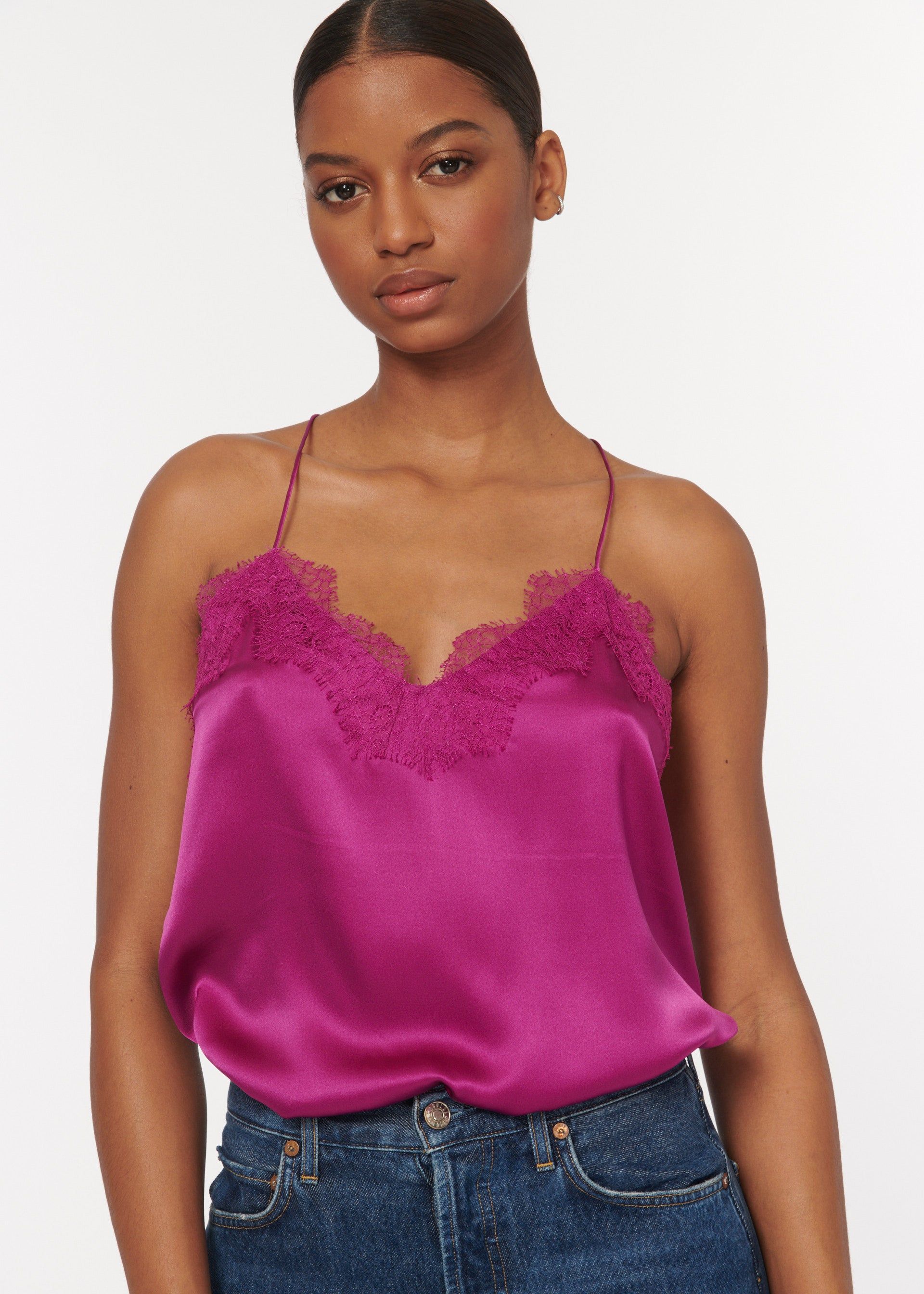 Racer Charmeuse Cami Potion sold by Cami NYC