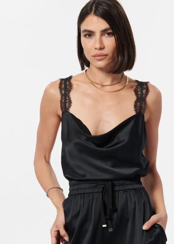 Florcita Camisole Black sold by Cami NYC
