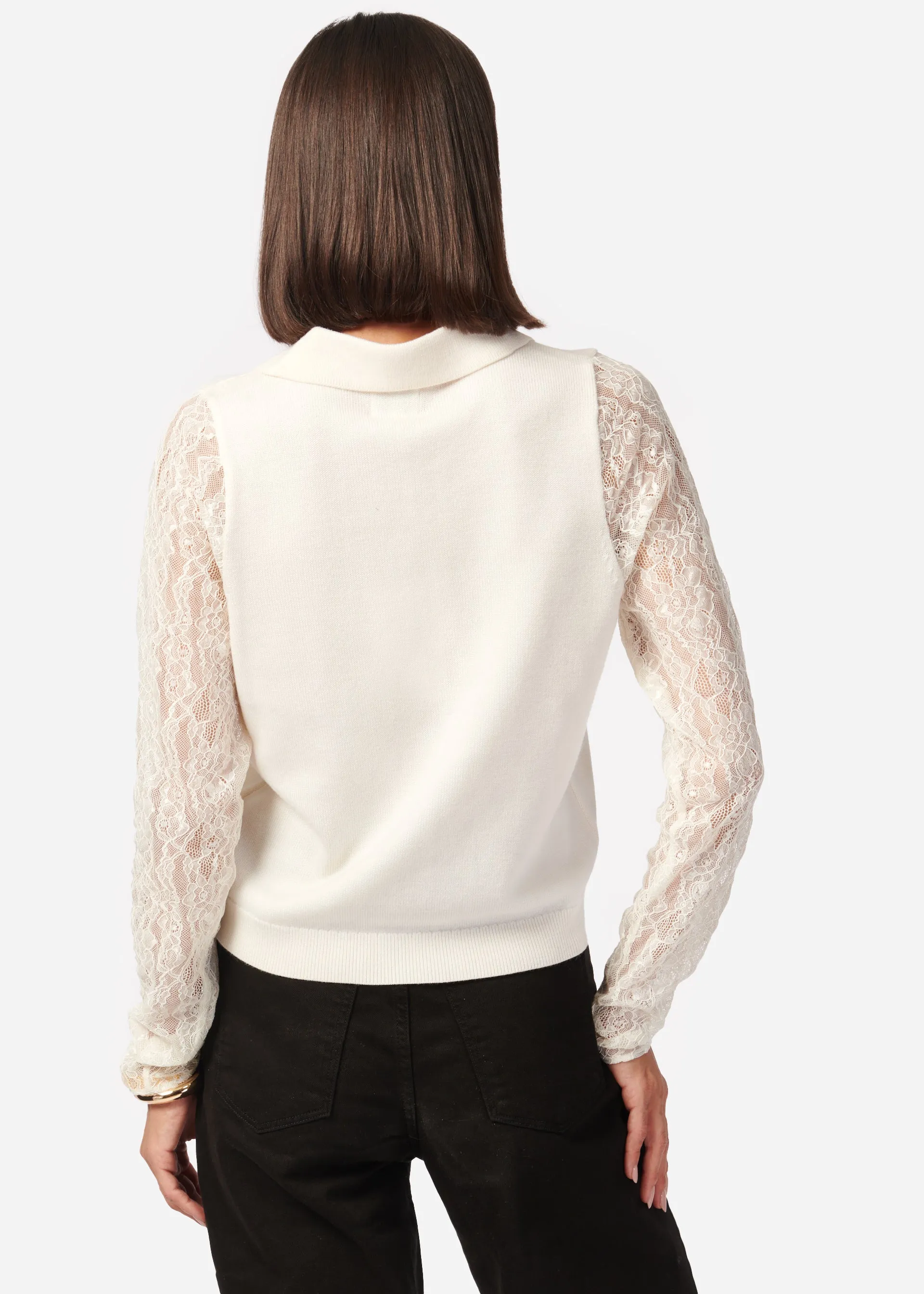 Priscilla Cardigan White sold by Cami NYC product image thumbnail 4