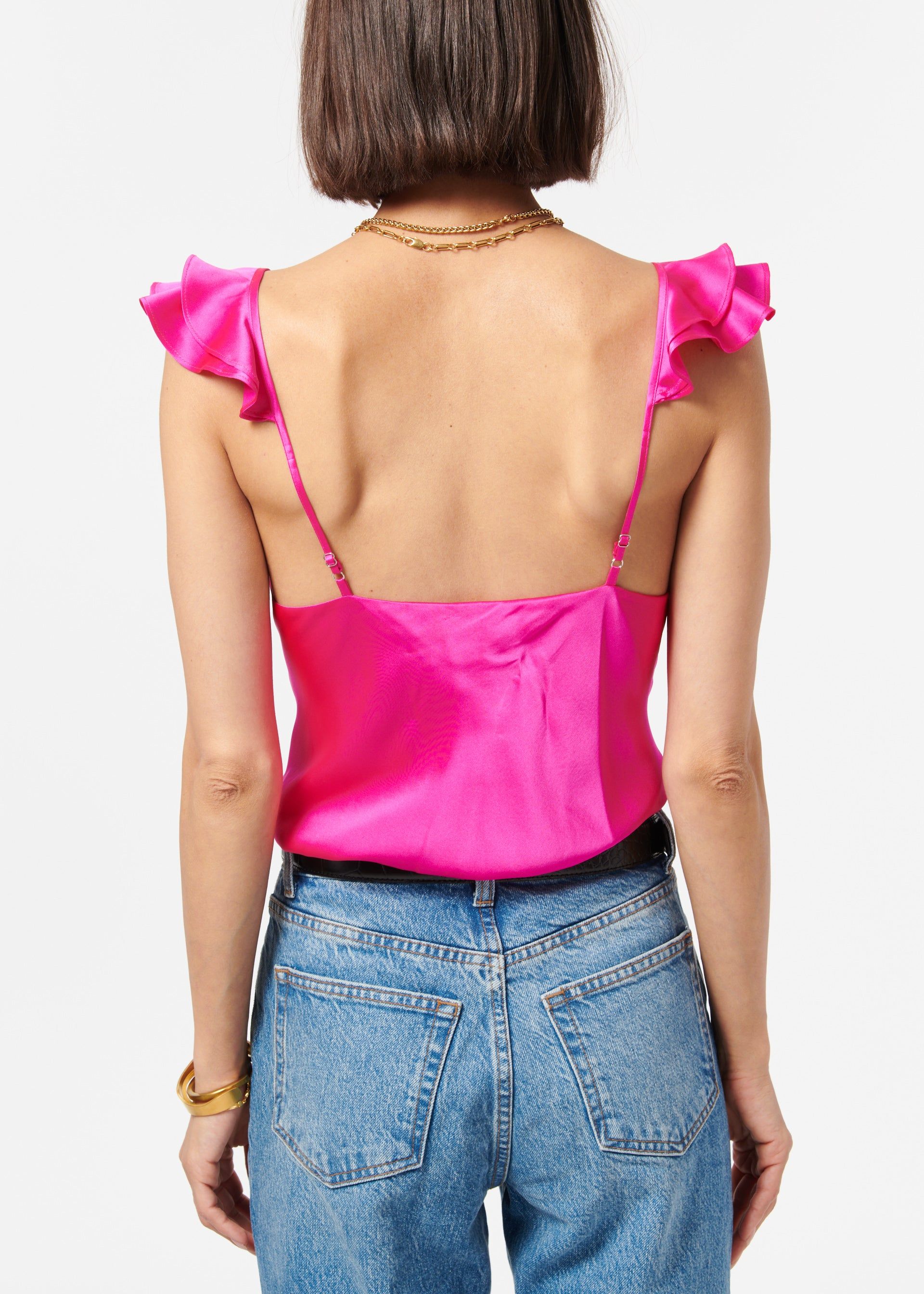 Damaris Cami Neon Pink sold by Cami NYC product image thumbnail 5