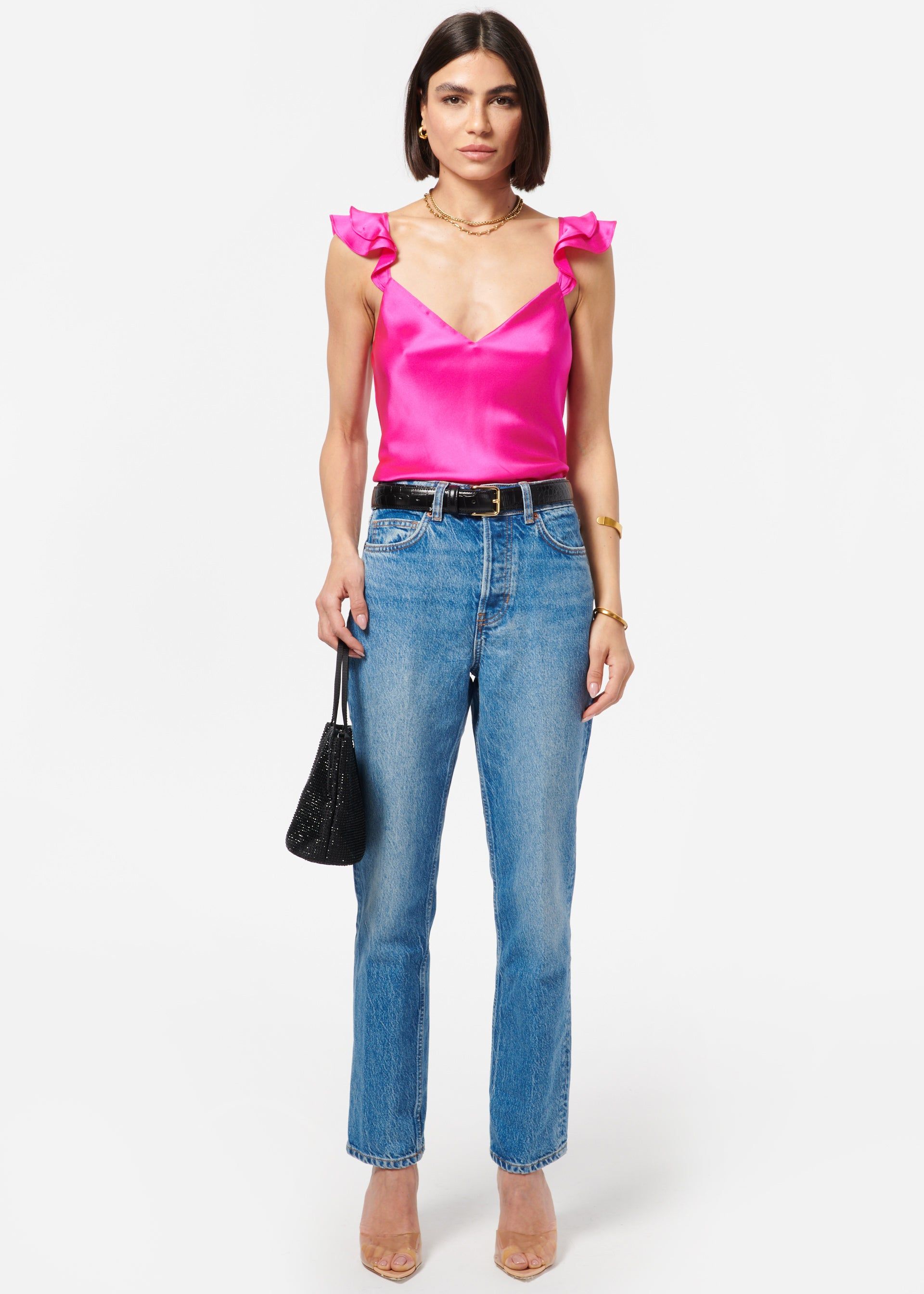 Damaris Cami Neon Pink sold by Cami NYC product image thumbnail 2