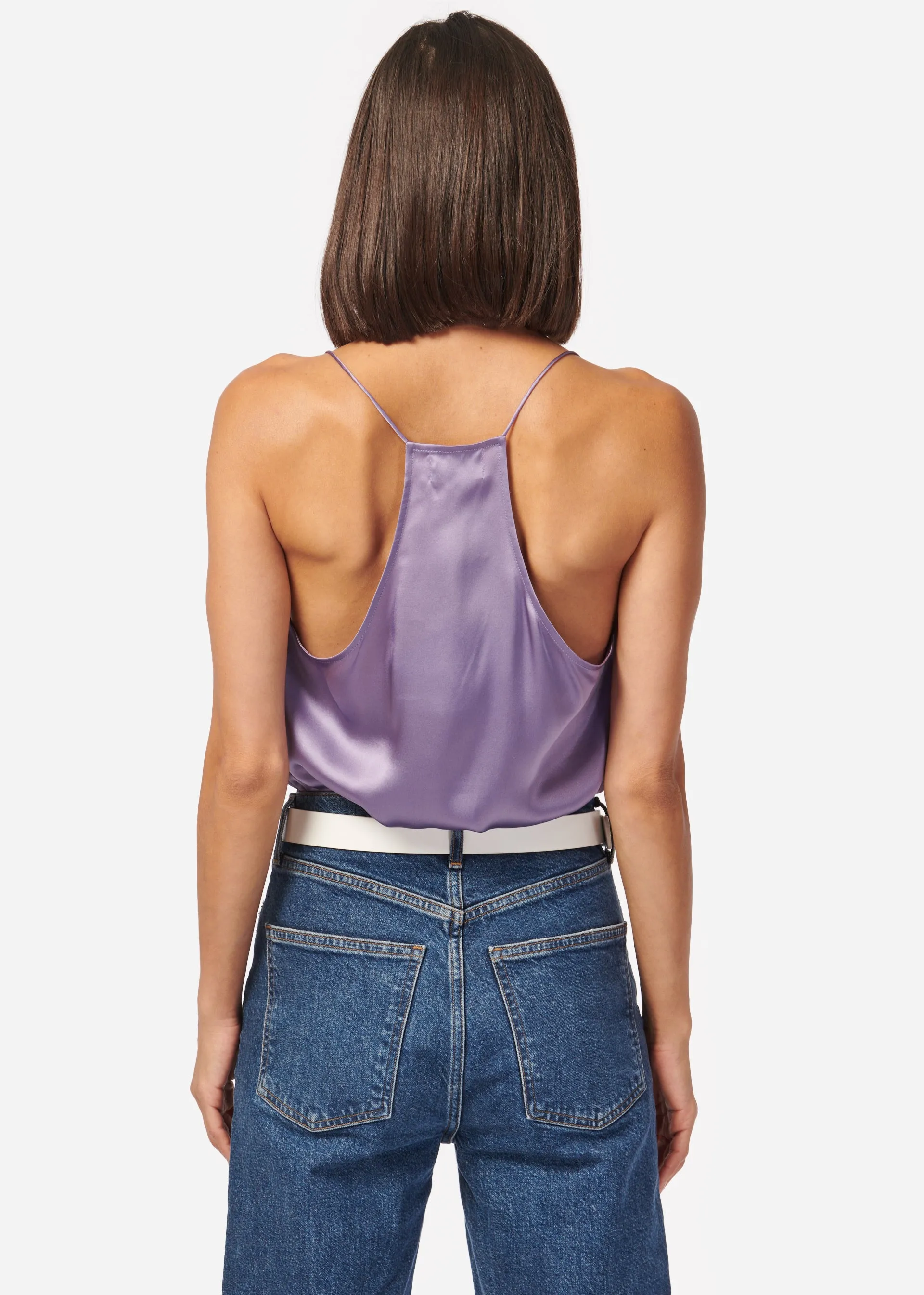 Racer Charmeuse Camisole Dawn sold by Cami NYC product image thumbnail 3