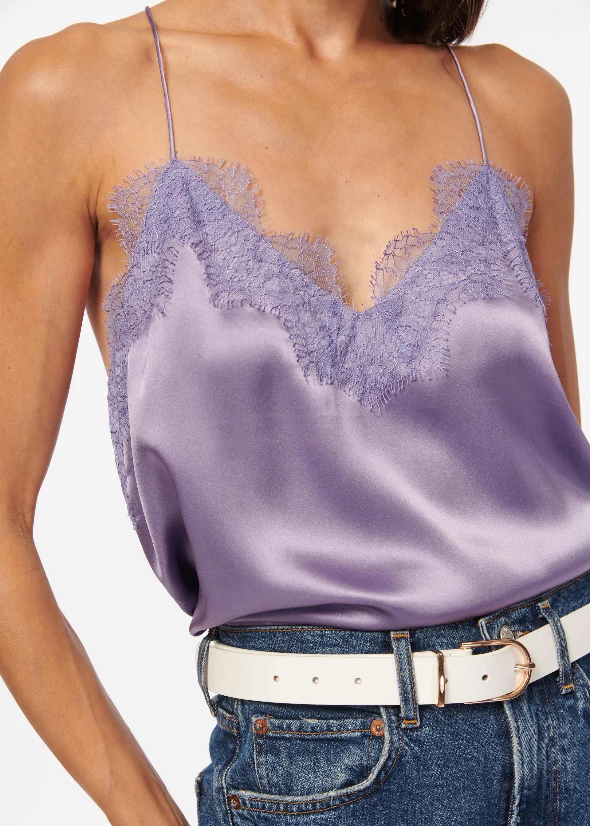 Racer Charmeuse Camisole Dawn sold by Cami NYC product image thumbnail 2