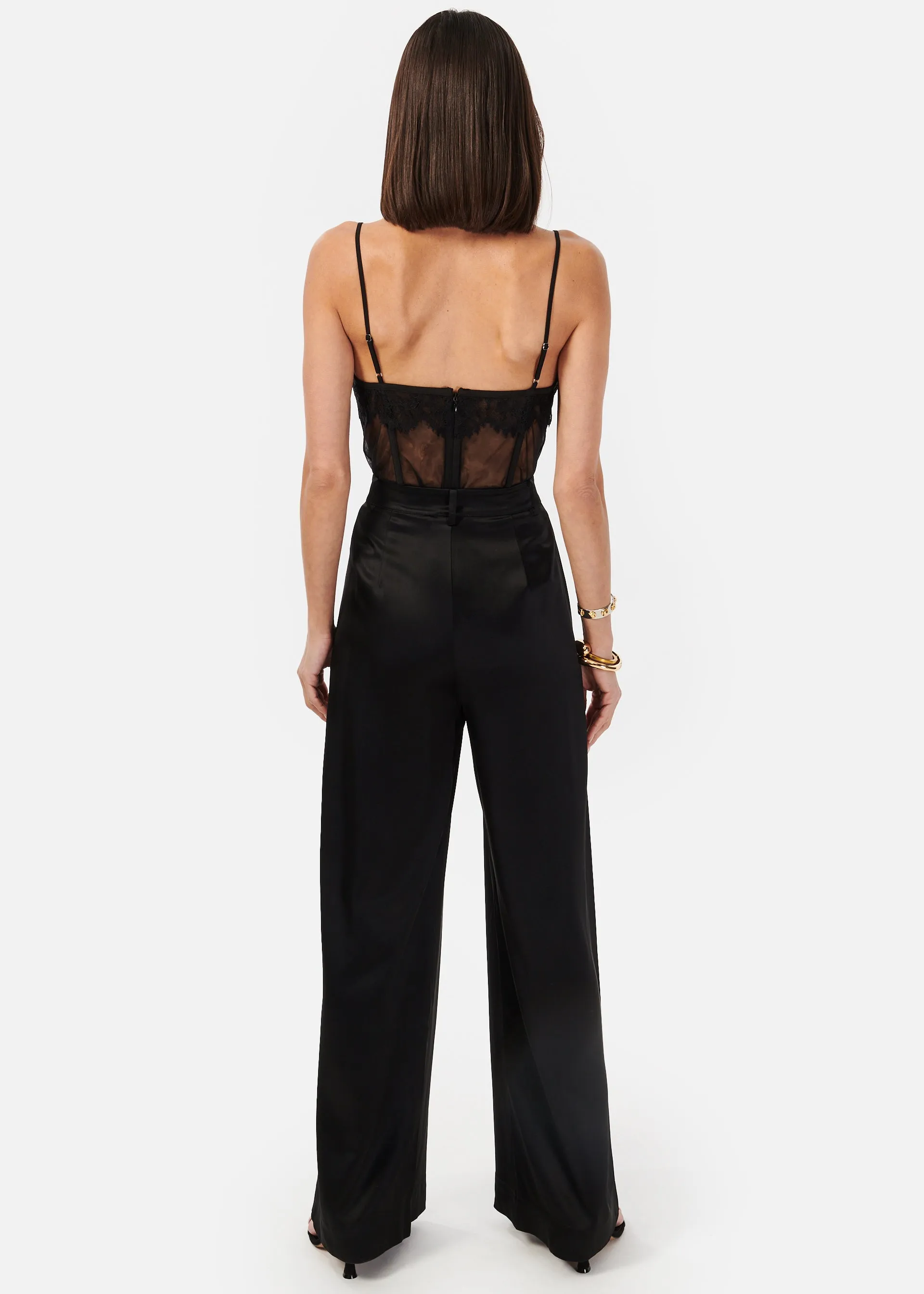 Noura Wide Leg Pant Black sold by Cami NYC product image thumbnail 3