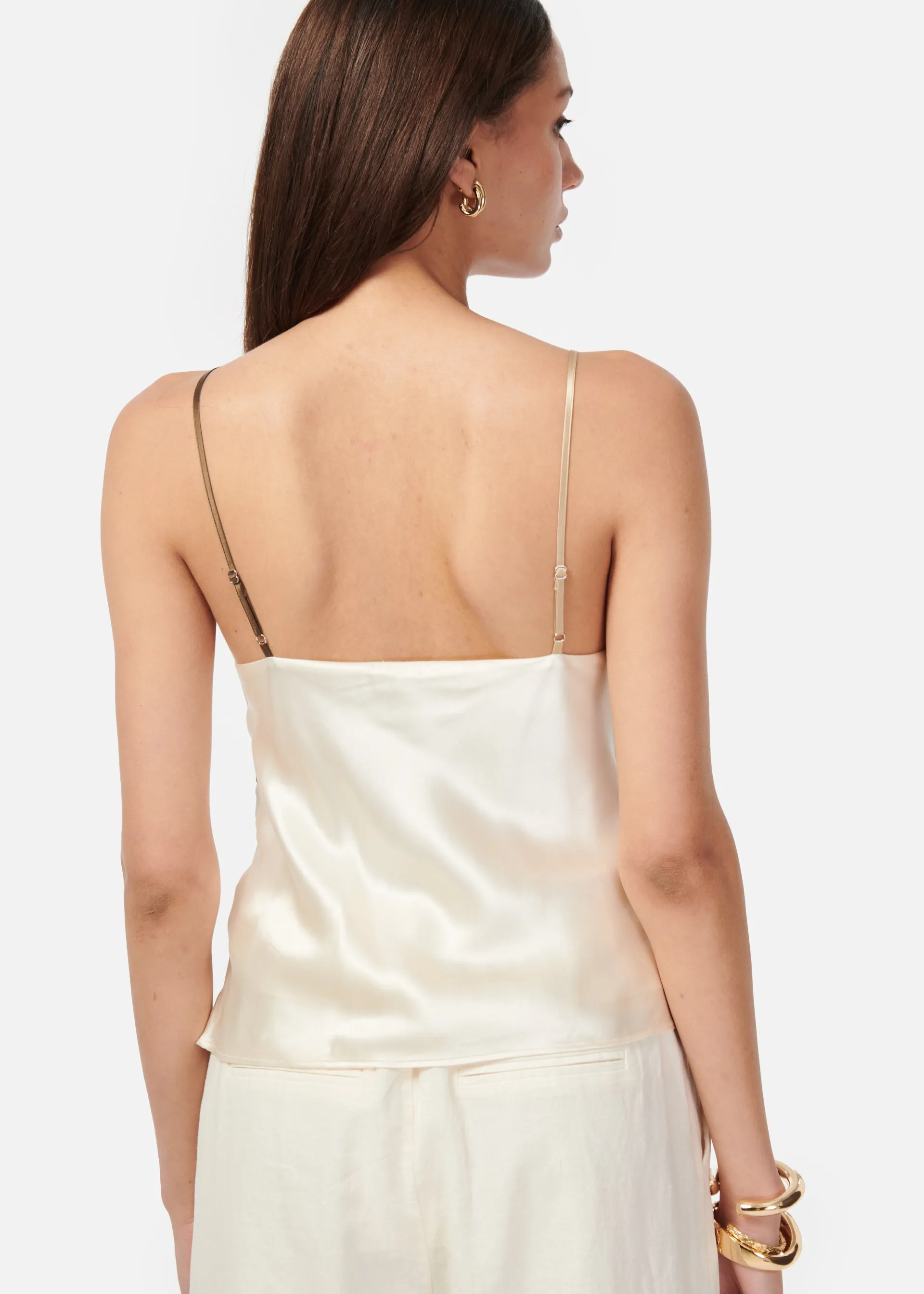 Edith Camisole Neutral Colorblock sold by Cami NYC product image thumbnail 4