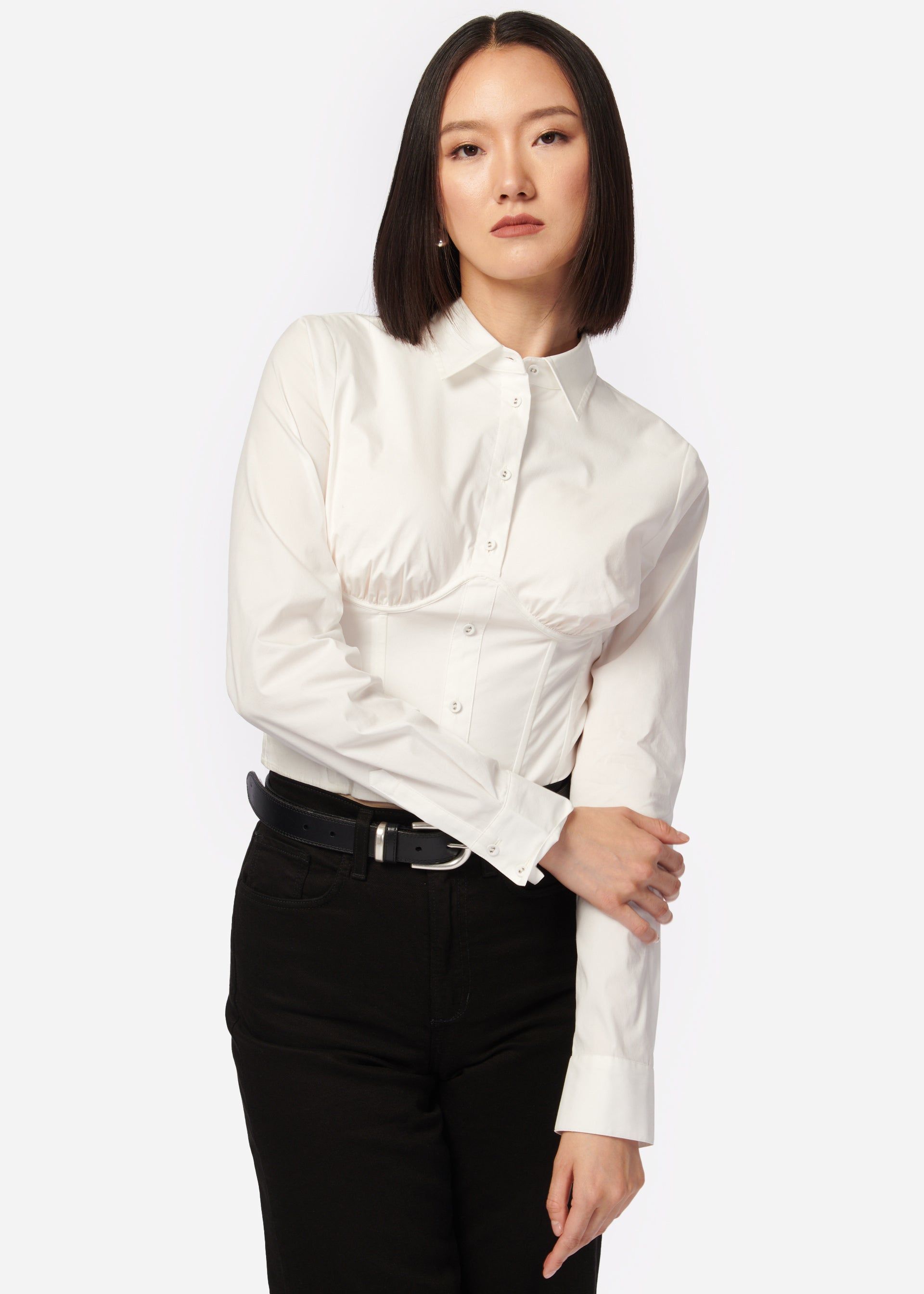 Ramira Top White sold by Cami NYC product image thumbnail 3