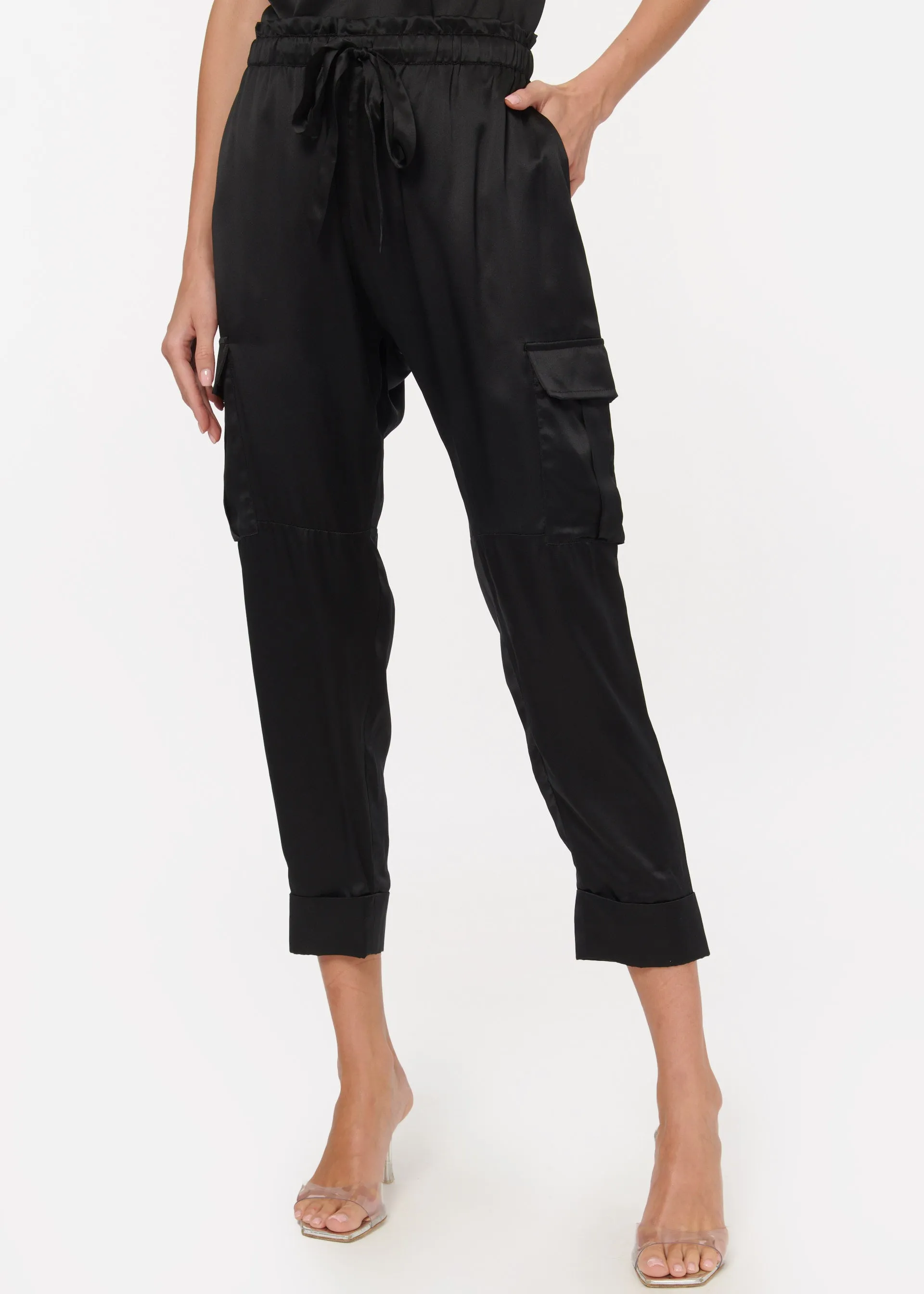 Carmen Cargo Pant Black sold by CAMI