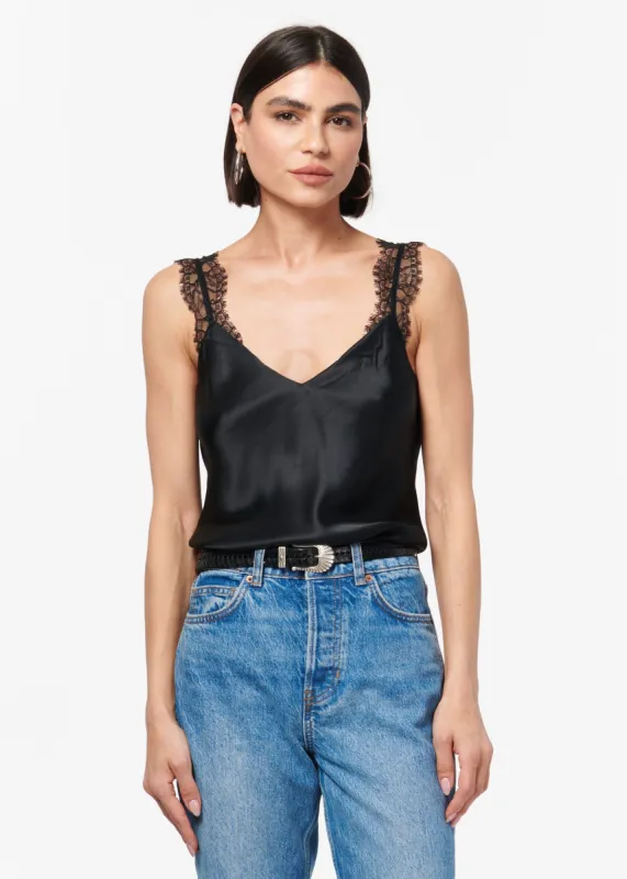 Marlo Camisole Black sold by CAMI