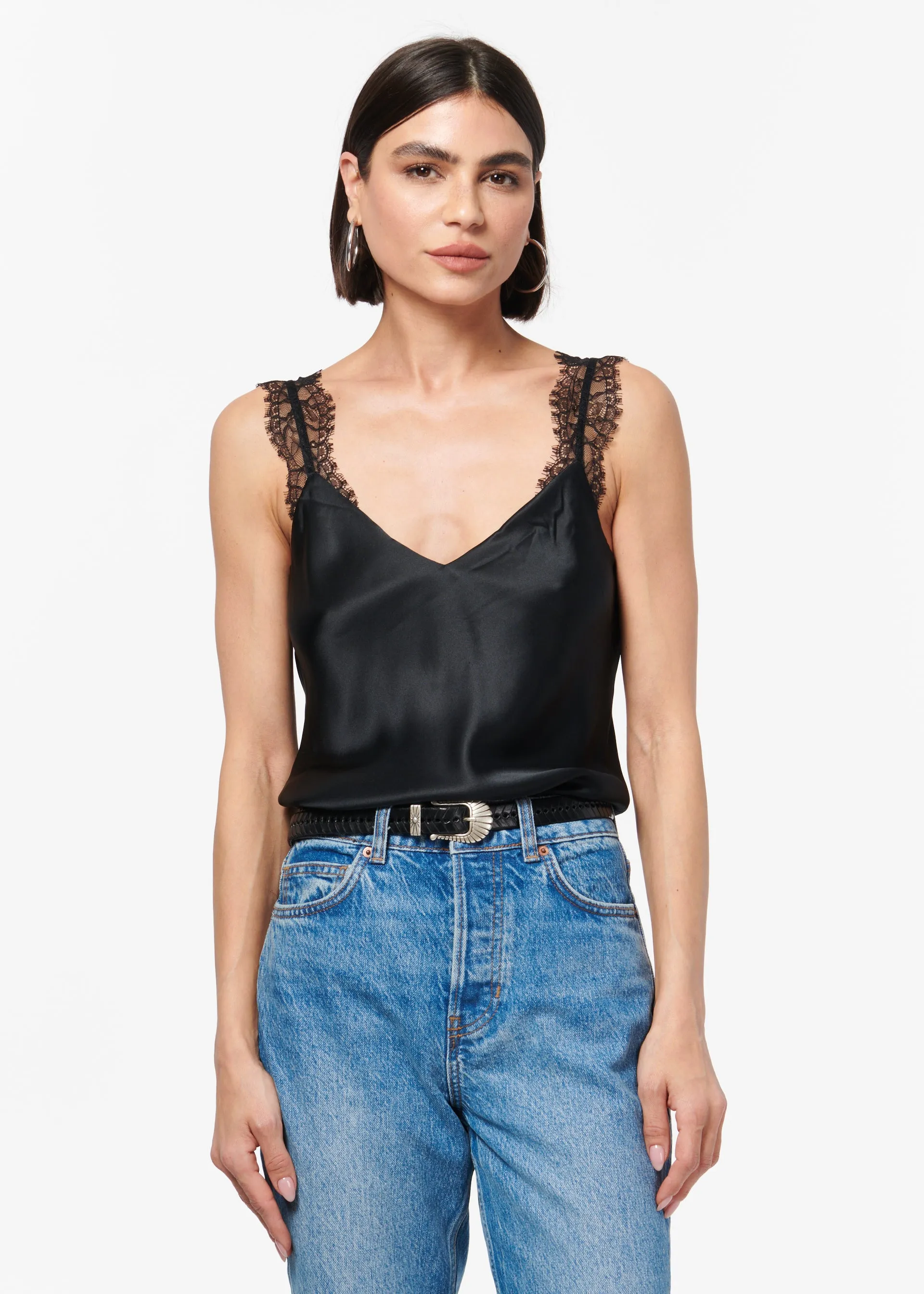 Marlo Camisole Black sold by CAMI
