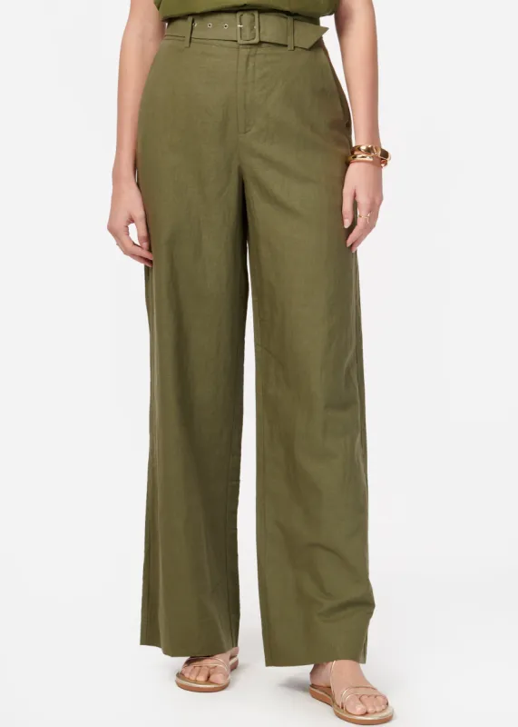 Sivan Wide Leg Pant Sencha sold by Cami NYC