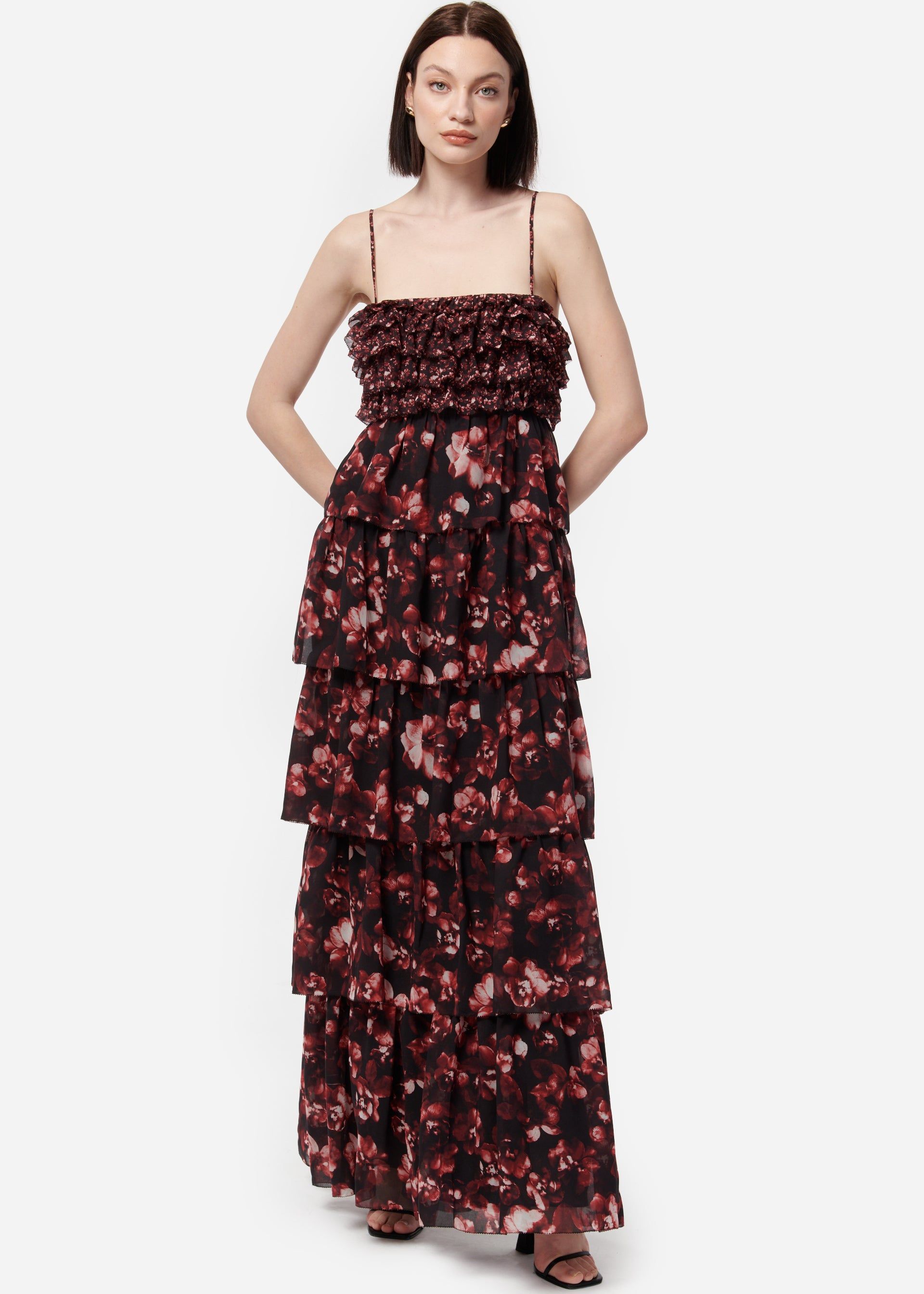 Helena Dress Spiced Floral/Mini sold by Cami NYC