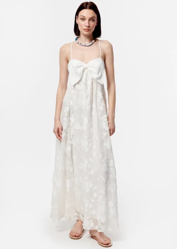 Loa Applique Dress White sold by Cami NYC