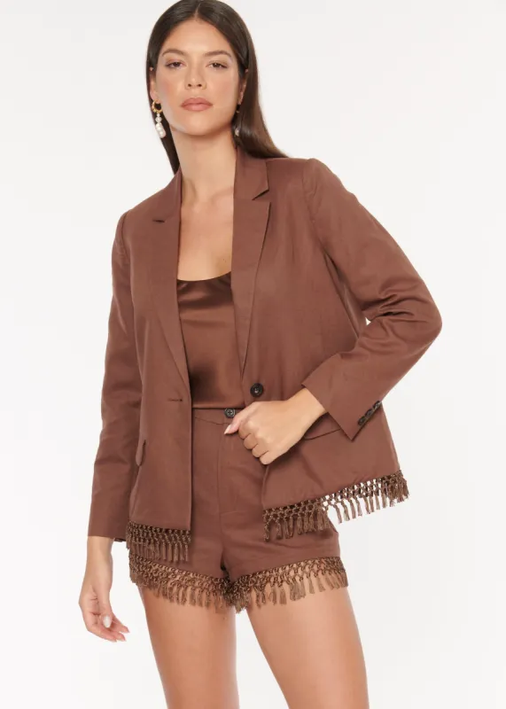 Chitra Jacket Coconut sold by Cami NYC